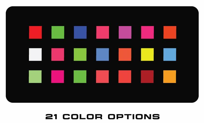 Castle X Illuminator Motorcycle, Bike, Snow Helmet LED Light Kit - 21 Vibrant Colors