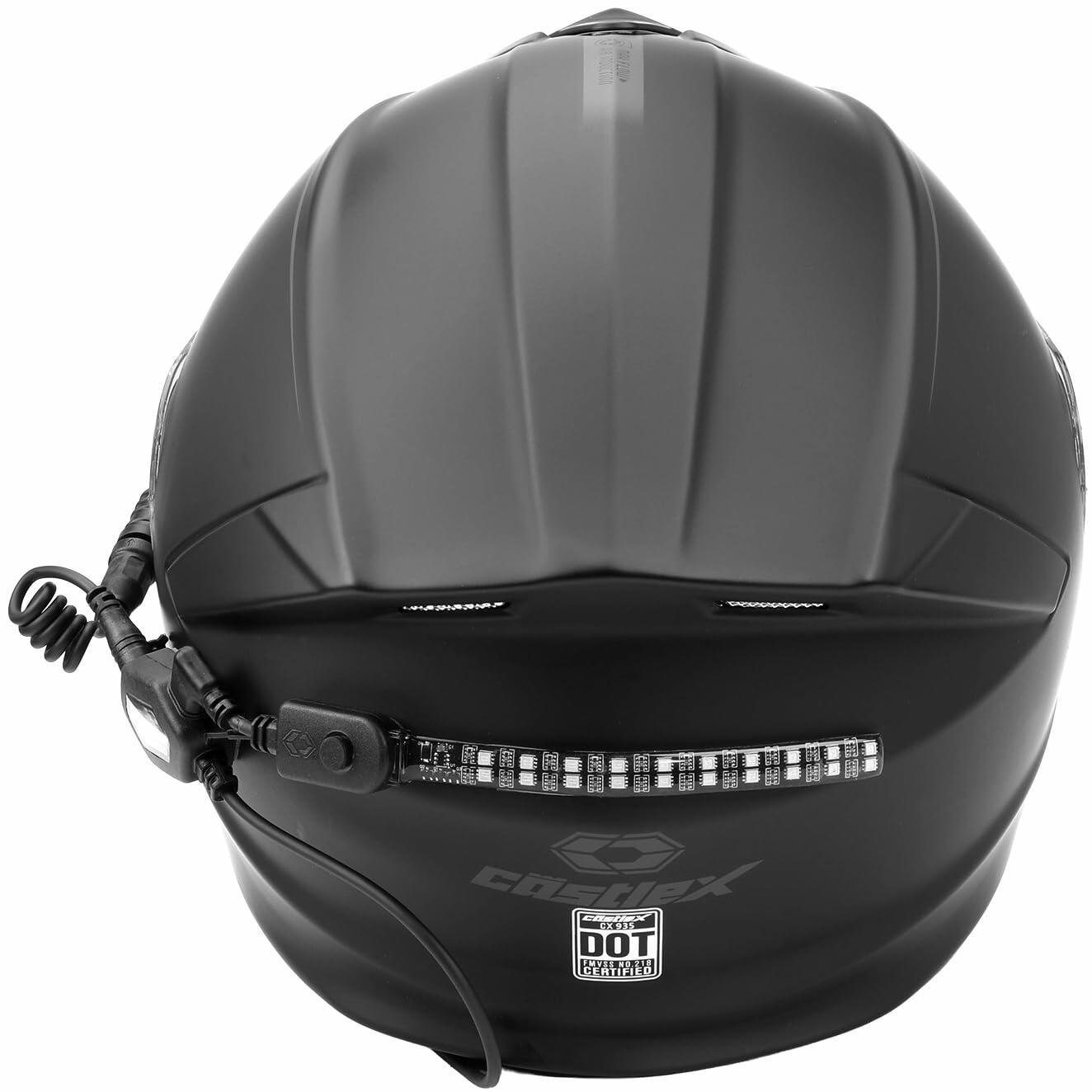 Castle X Illuminator Motorcycle, Bike, Snow Helmet LED Light Kit - 21 Vibrant Colors