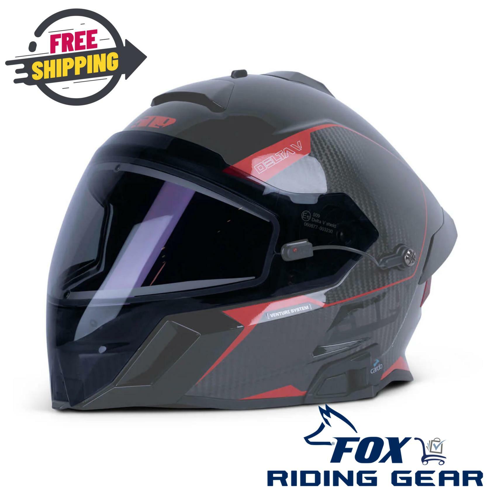 OPEN BOX - 509 Delta V Electric Face Shield Chrome Mirror - F01016400-000-601