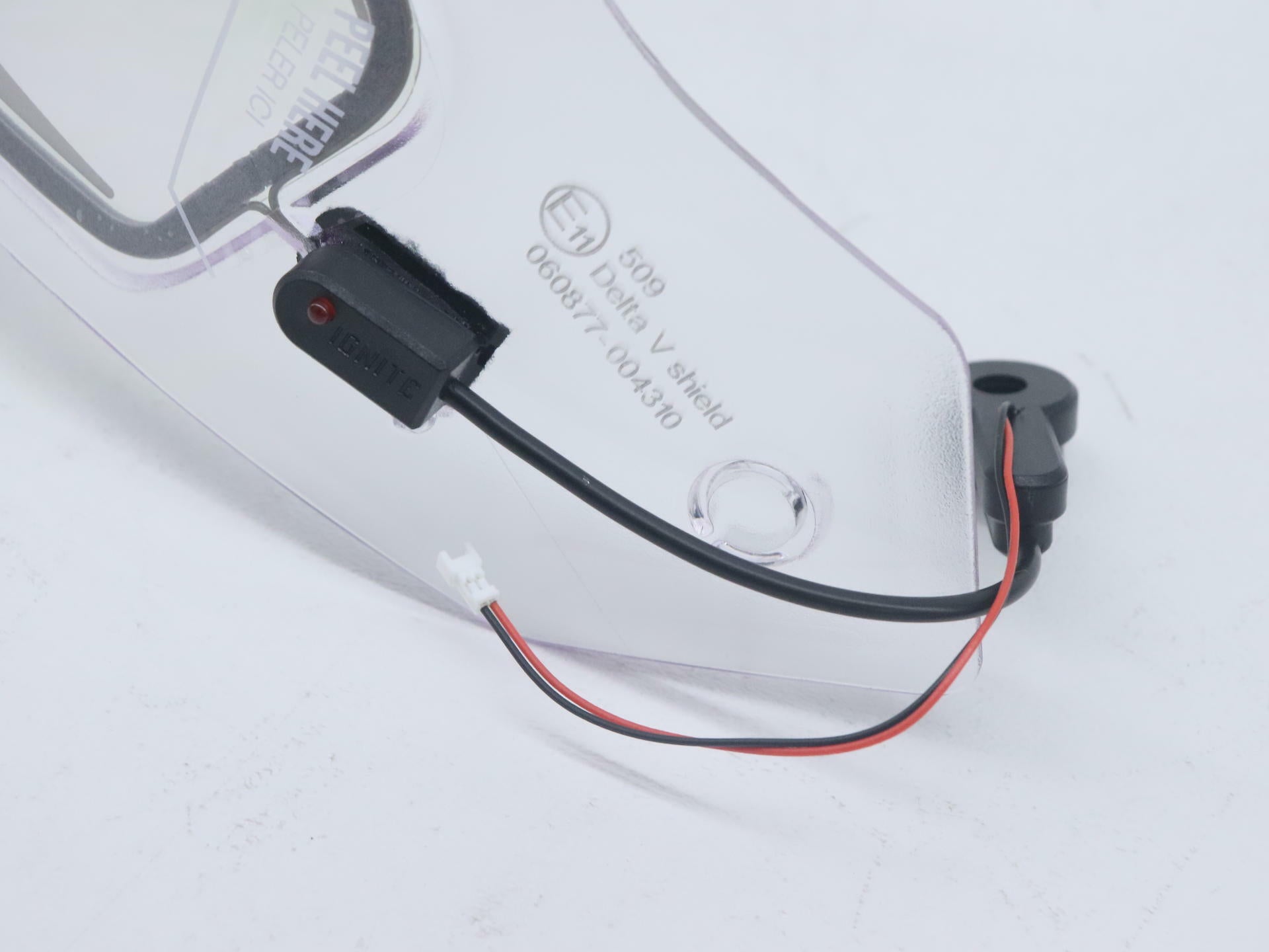 509 Delta V Electric Face Shield Clear - F01016400-000-999 - Open Box