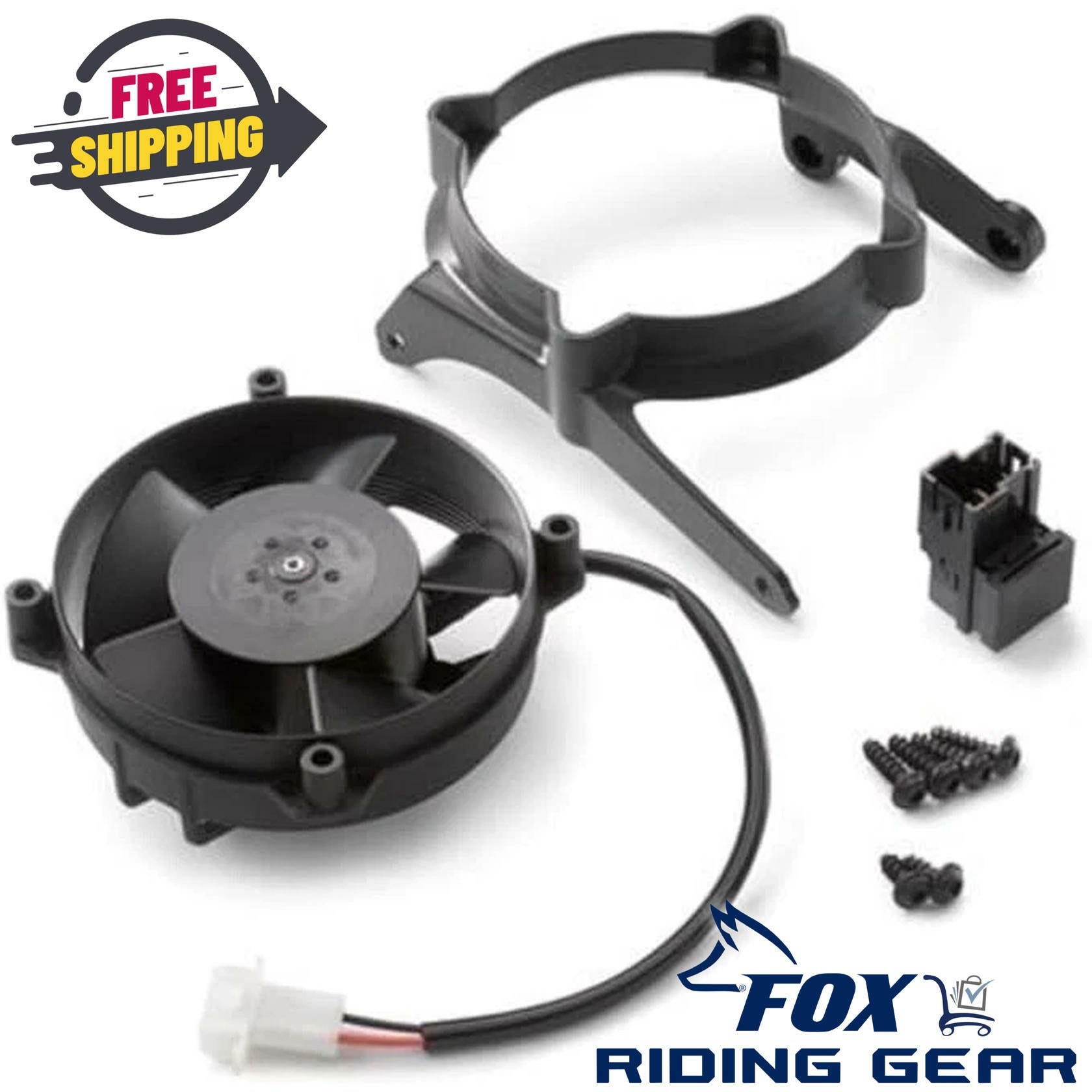 KTM Radiator Fan Kit 79635941044 - EXC XC-W 250 300 350 450 500 - Open Box