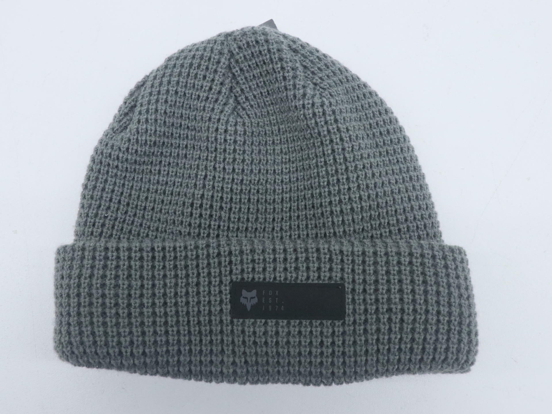 Fox Racing Zenther Beanie Pewter Grey- Adult One Size - 31827-052-OS - Open Box