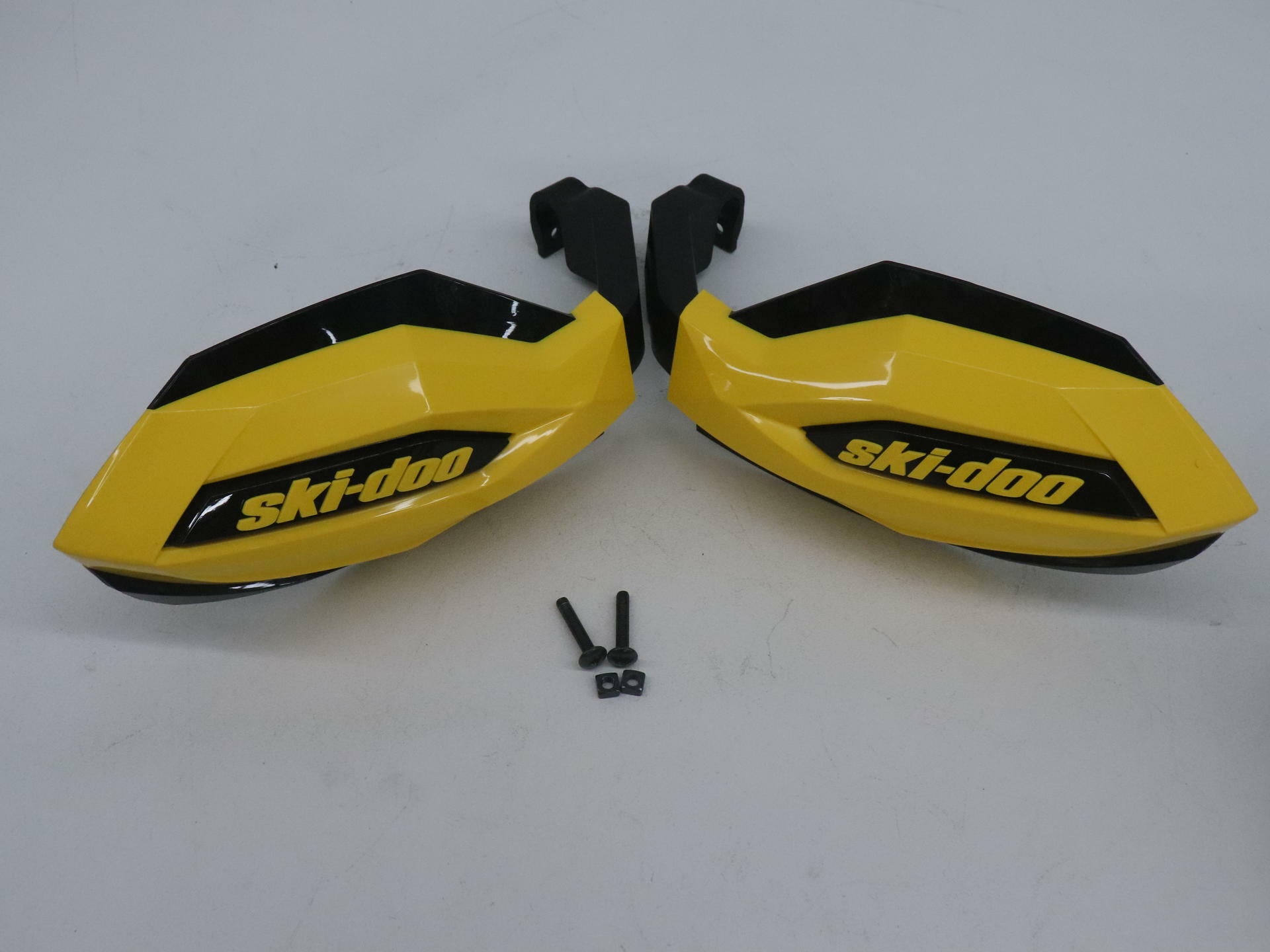 OPEN BOX - OEM Ski-Doo Hand Guard Wind Deflectors YELLOW 860200710 - REV-XP XR