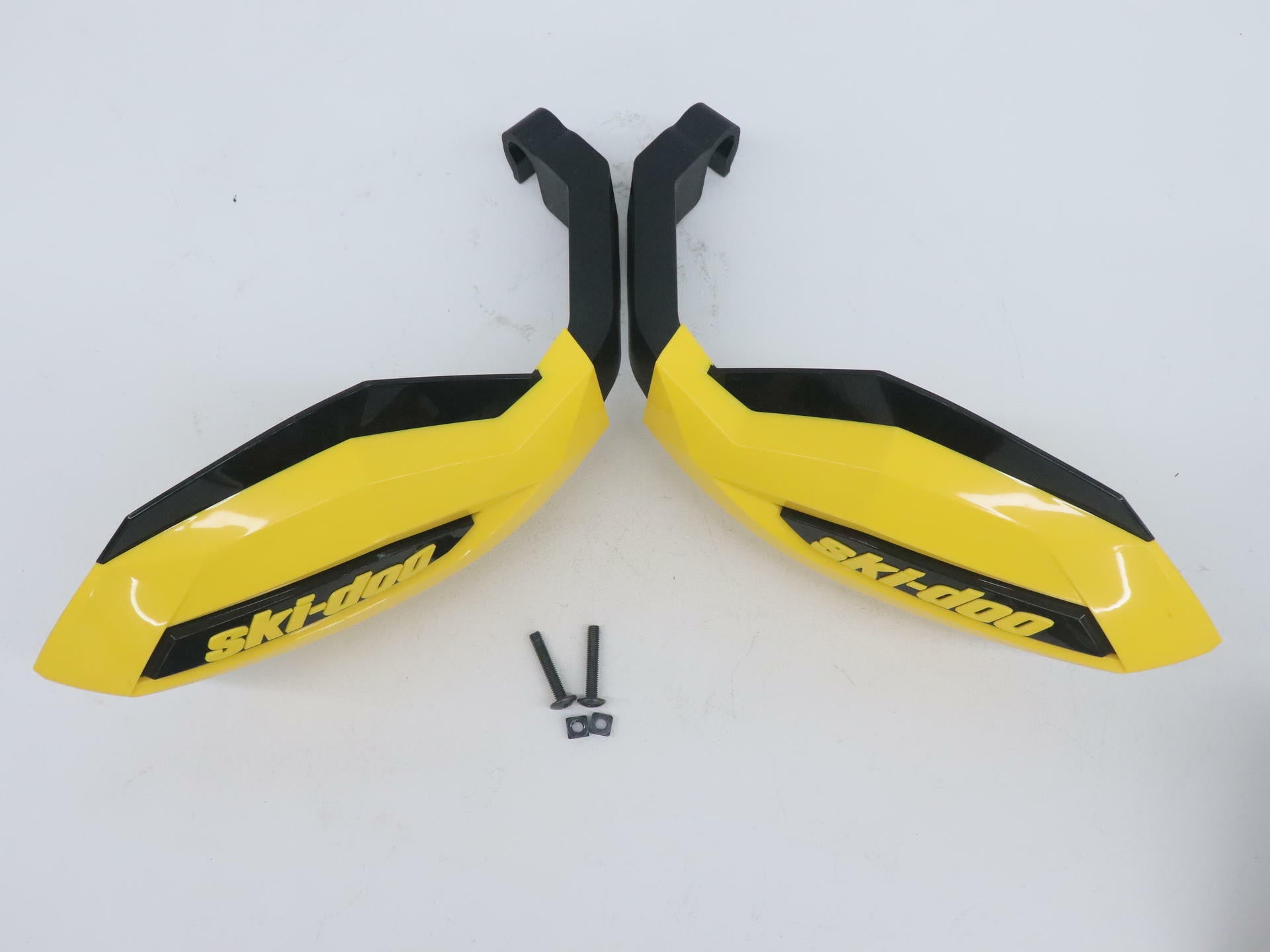 OEM Ski-Doo Hand Guard Wind Deflectors YELLOW 860200710 - REV-XP XR - Open Box