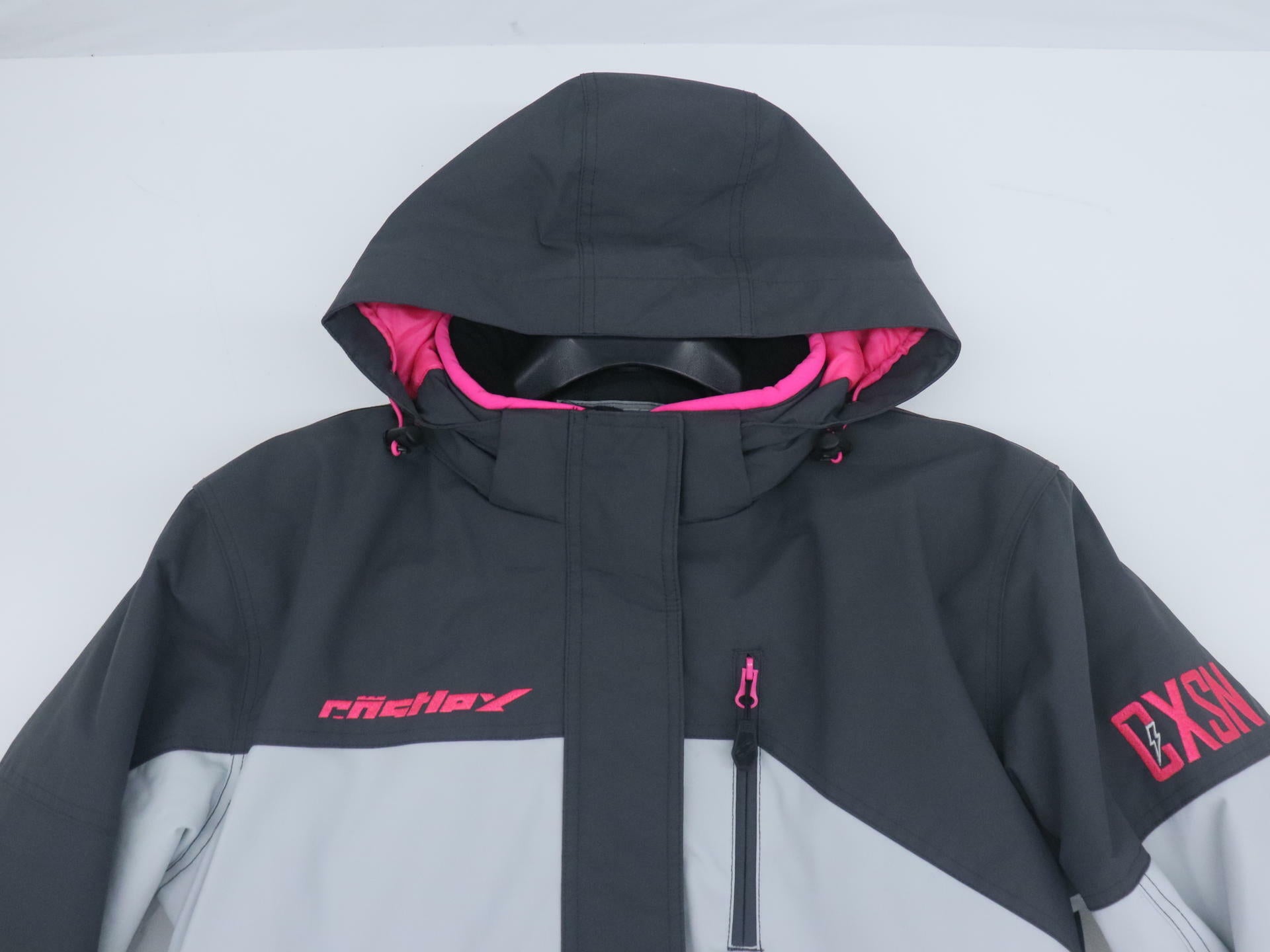 Castle X Phase Womens Snowmobile Jacket Silver Pink XL 71-4248 - Open Box