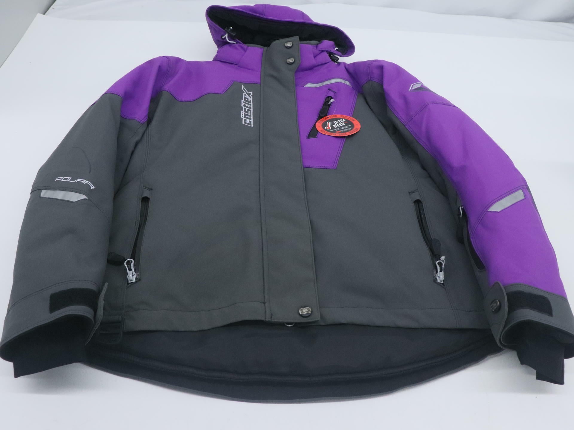 Castle X Polar Womens Winter Jacket Grape Charcoal Medium 71-4394 - Open Box