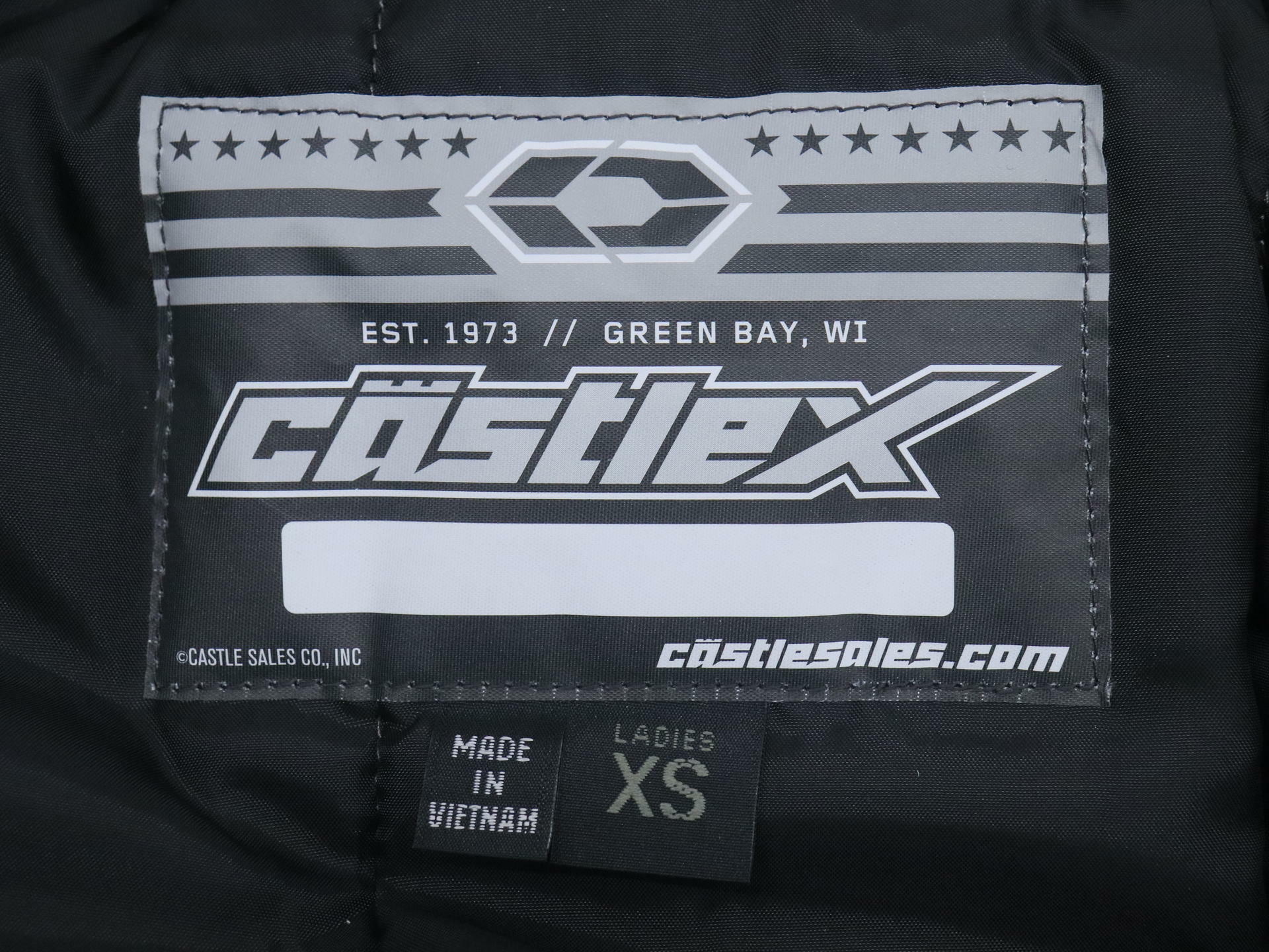 Castle X Womens Phase Snowmobile Jacket Silver Pink Glo XS 71-4241 - Open Box