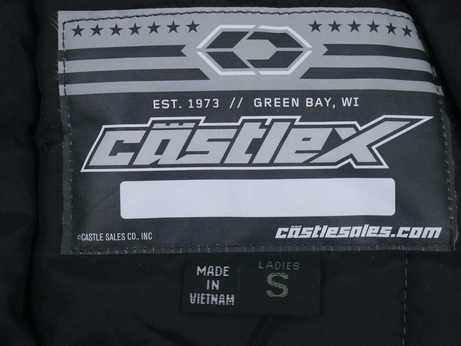 Castle X Womens Phase Snowmobile Jacket Silver Pink Glo SM 71-4242 - Open Box