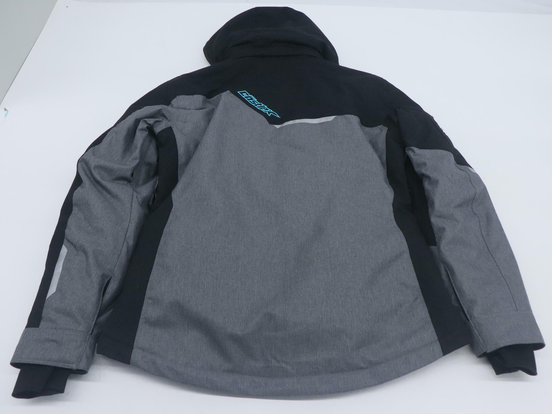 Castle X Women's Powder Winter Jacket Heather Black Turq XS 71-3721 - Open Box