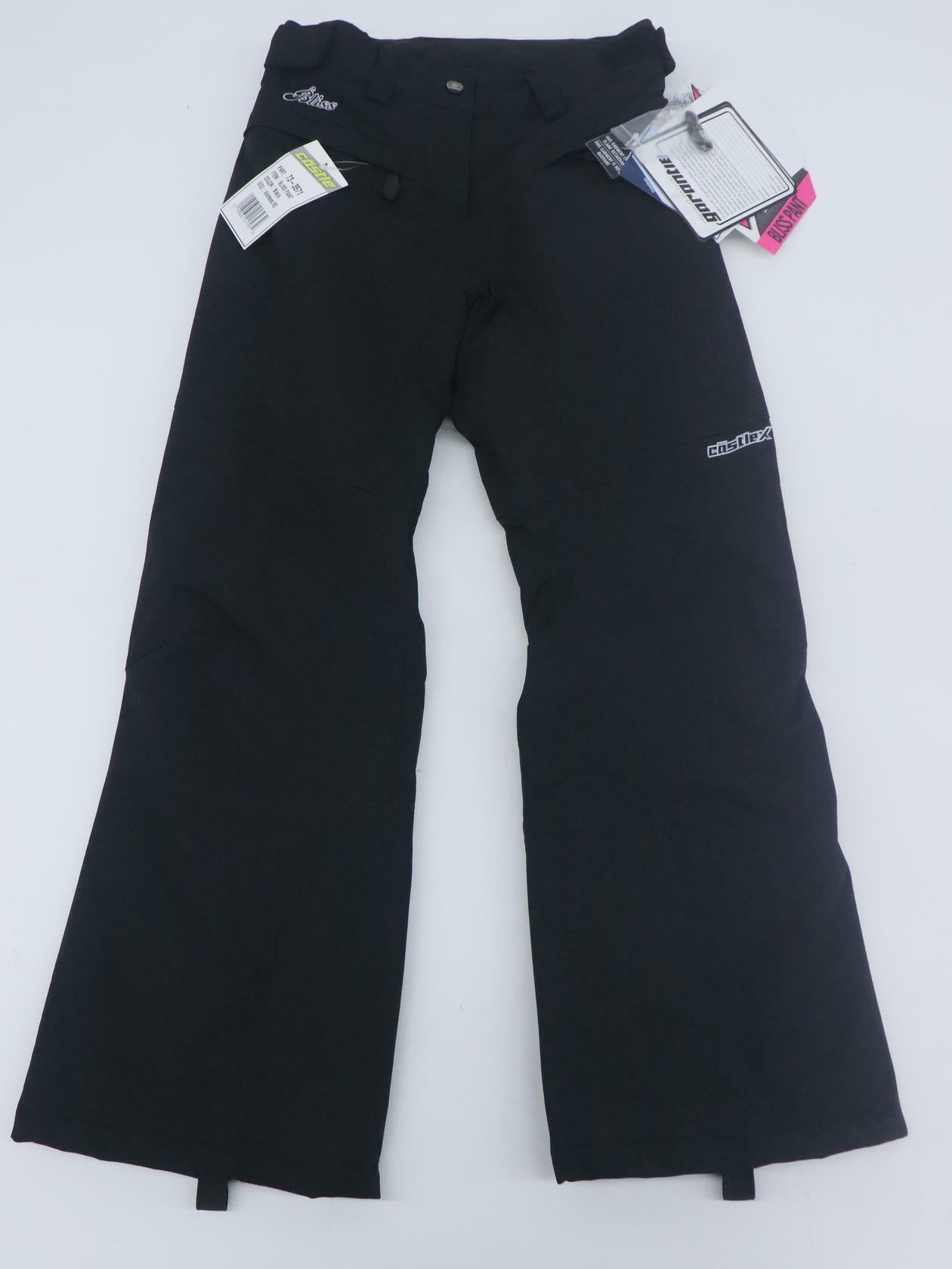 Castle X Bliss G2 Womens Snow Pants Black XS Ski Snowmobile 73-3571 - Open Box