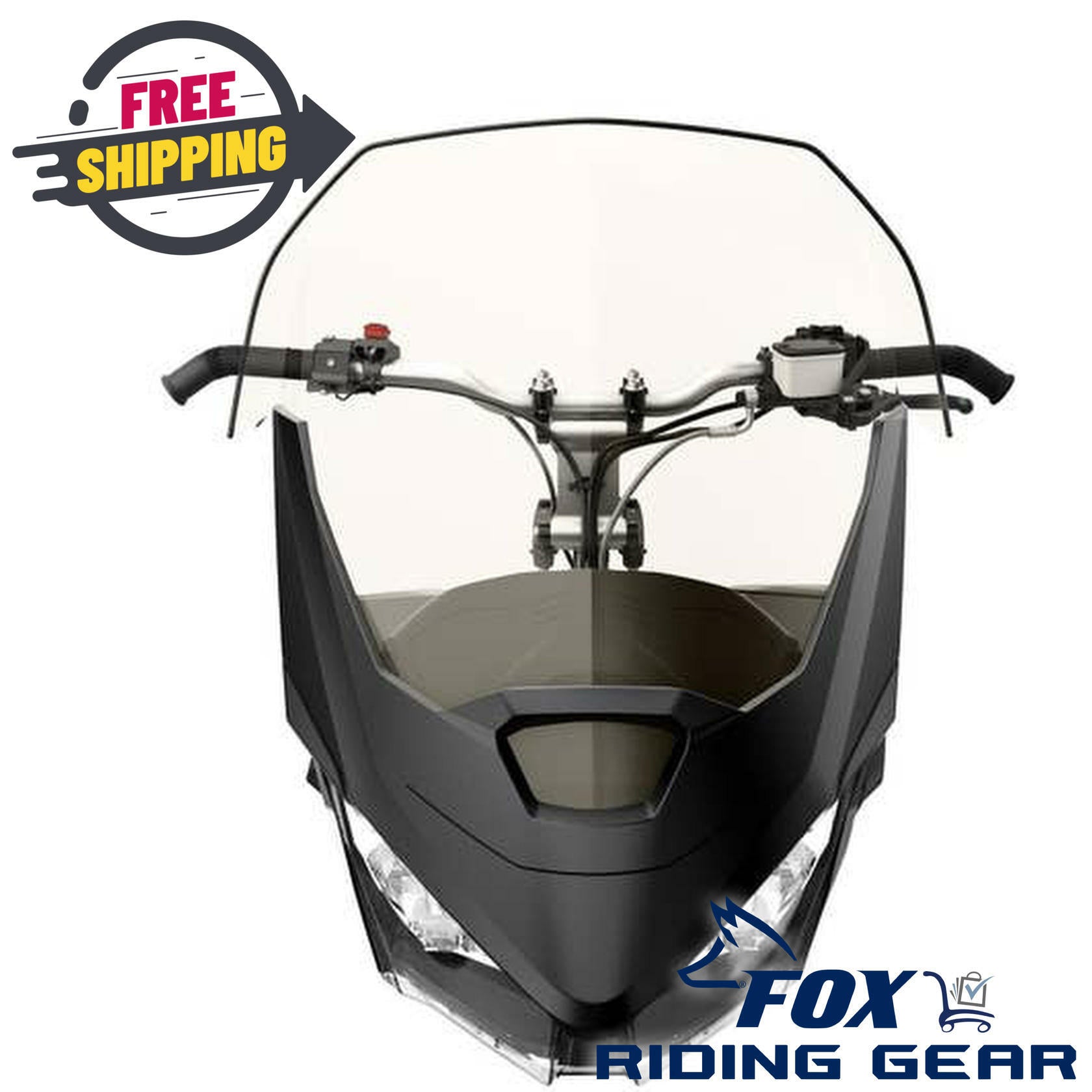 OEM Ski-Doo High Windshield 23 Inch 860201495 - REV Gen4 MX-Z Summit - Open Box