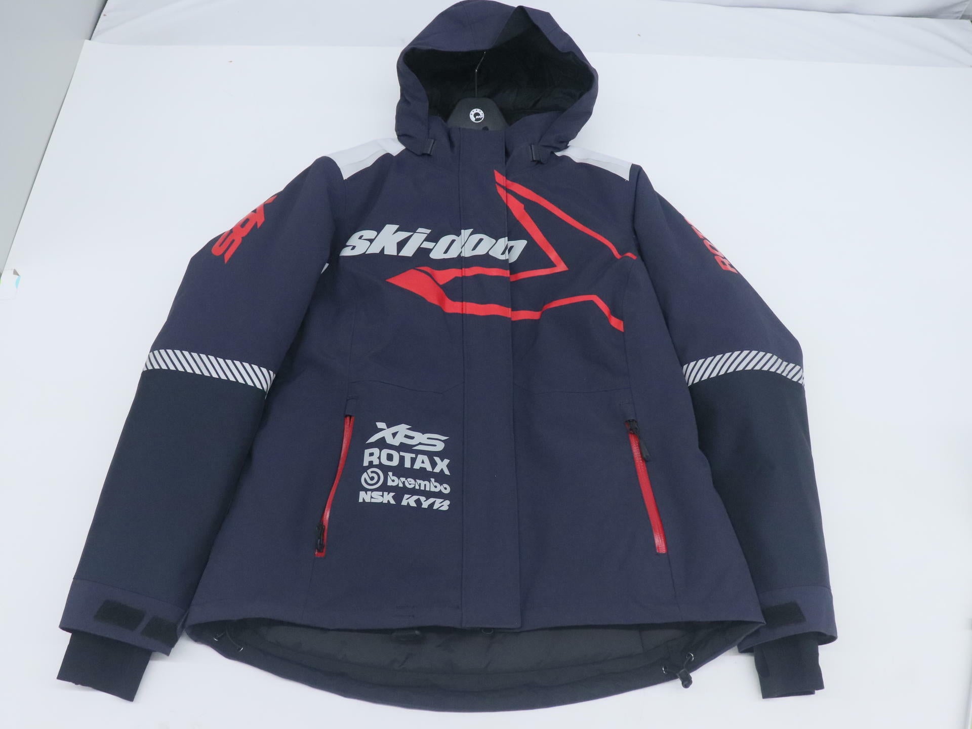 Ski-Doo X-Team Womens Snowmobile Jacket Marine Navy Medium 4409450616 - Open Box