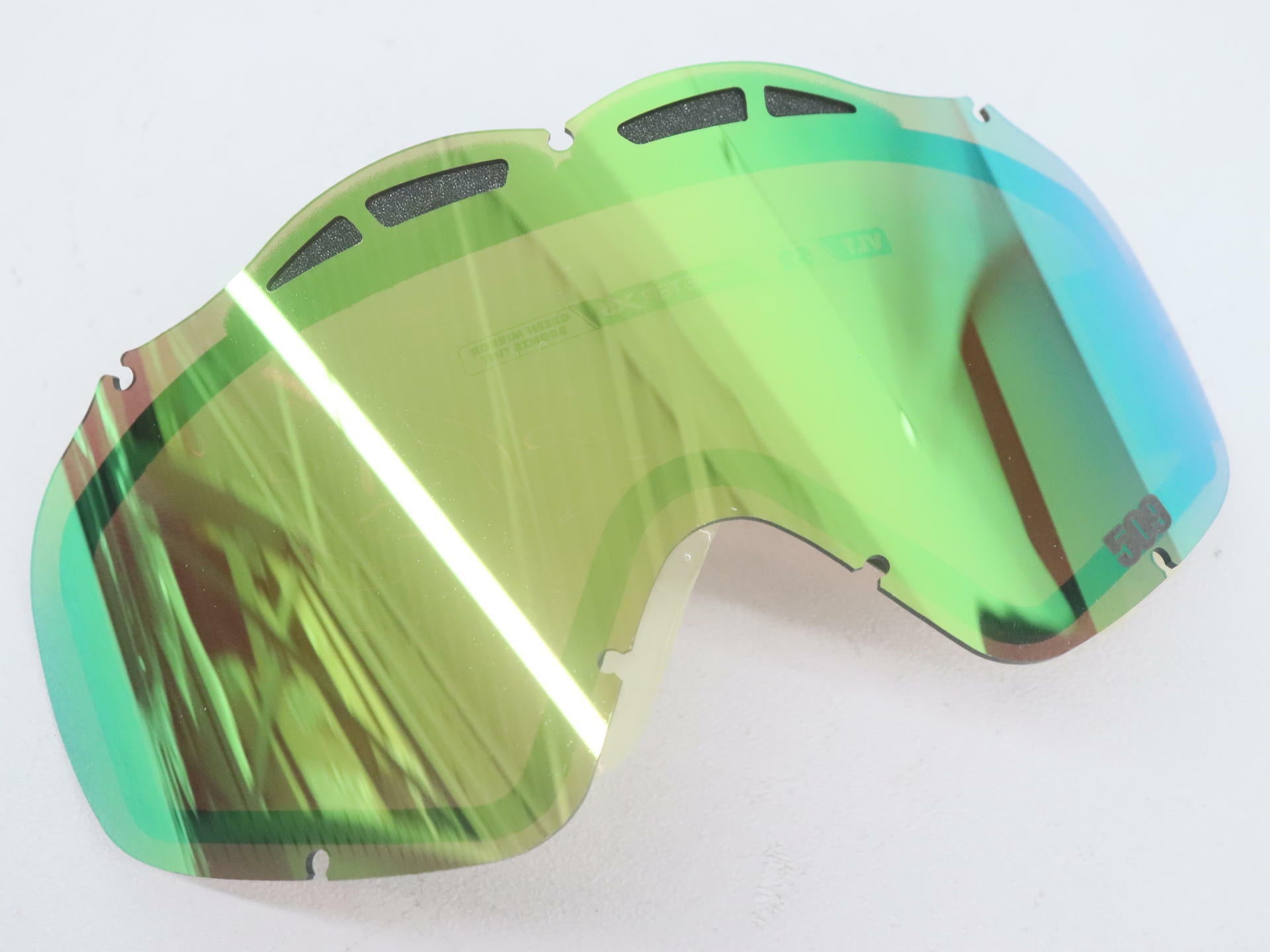 509 Sinister X5 Snowmobile Goggle Lens Green Mirror 509-X5LEN-18-GB - Open Box