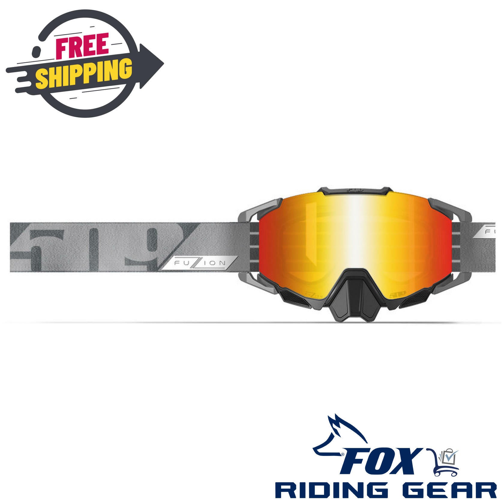 509 Sinister X7 Fuzion Goggles Gray Ops Rose HCS F02012600-000-601 - Open Box