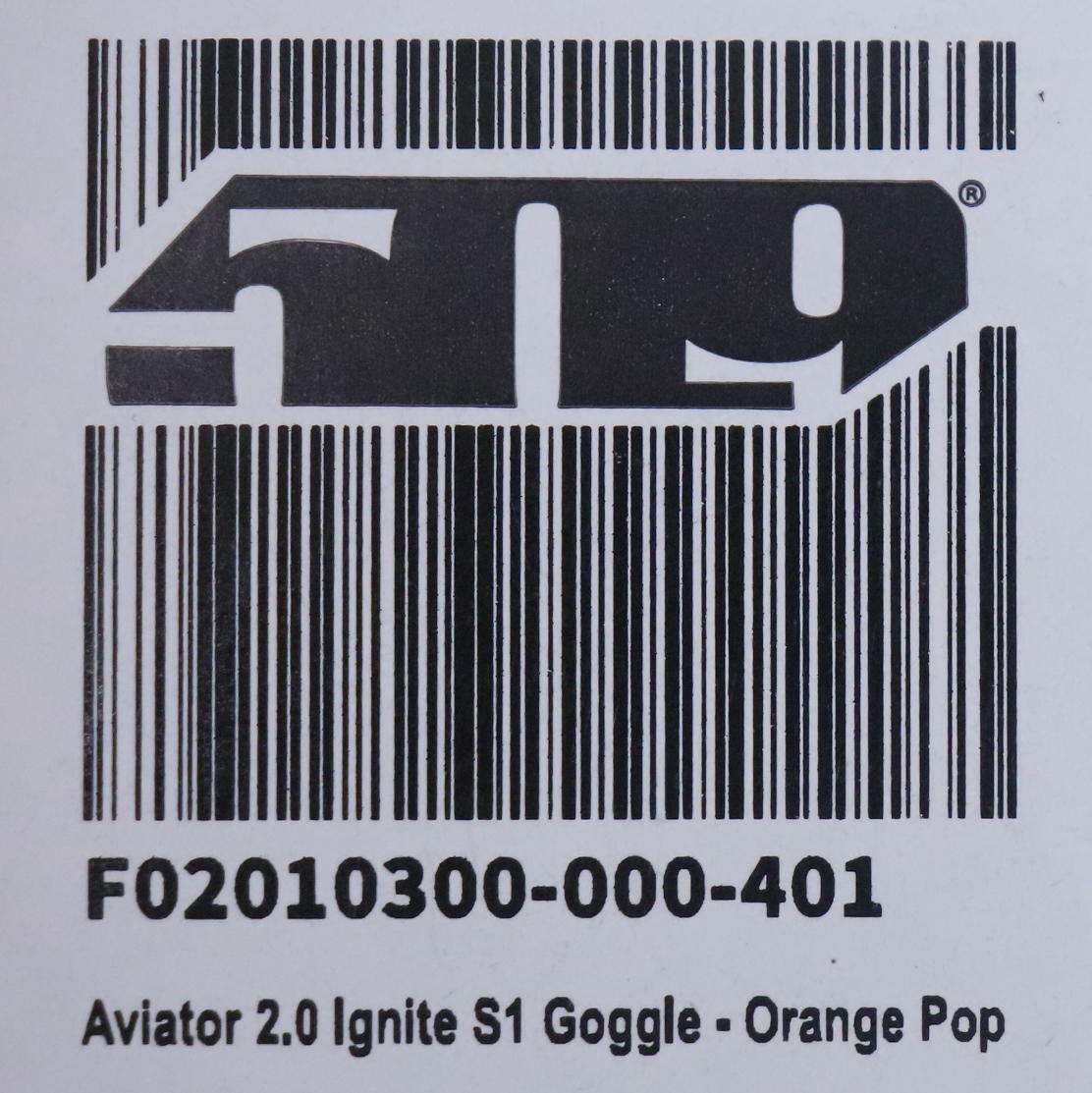 509 Aviator 2.0 Ignite S1 Goggle Orange Rose Fire F02010300-000-401 - Open Box