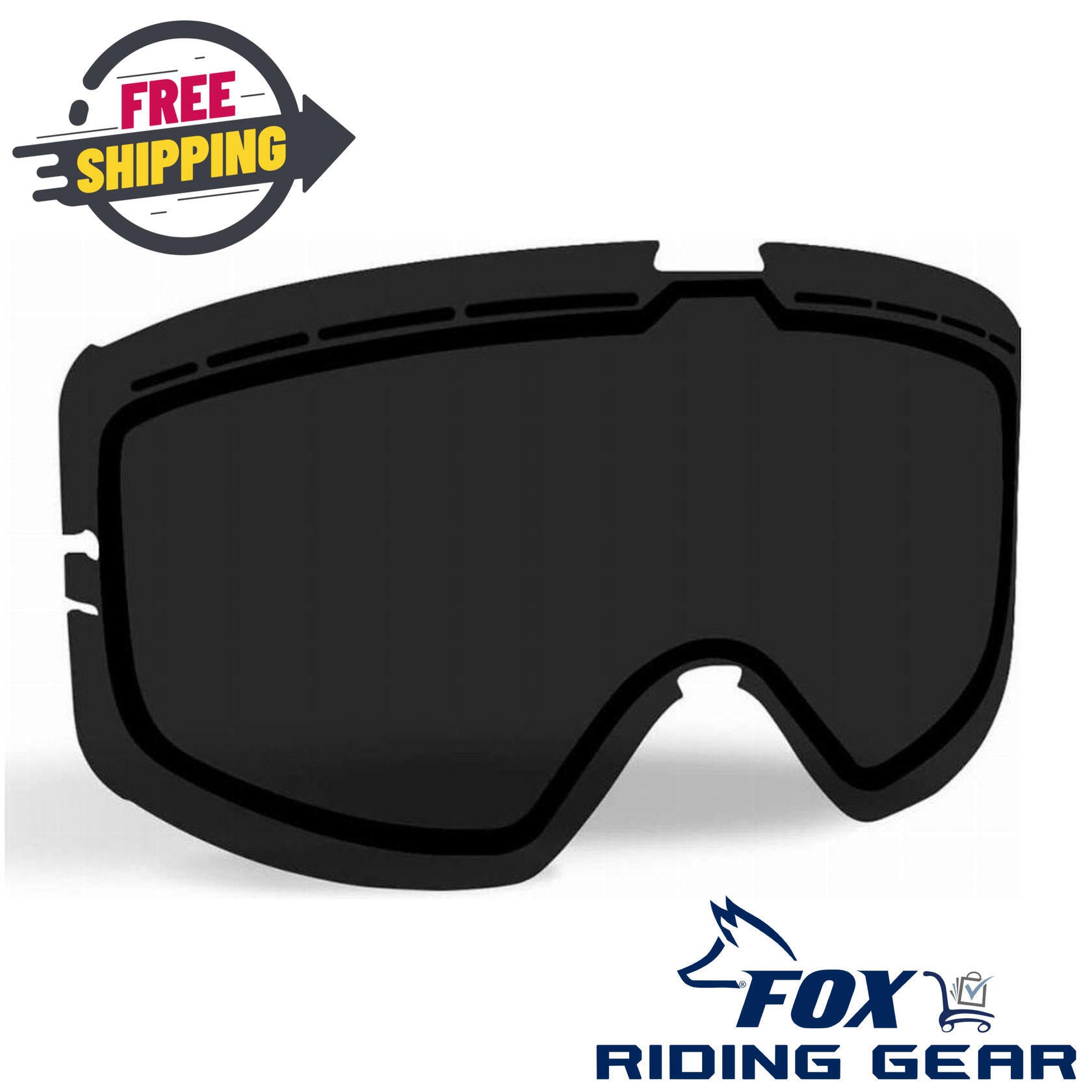 509 Kingpin Lens Light Smoke Dual Pane Anti-Fog 509-KINLEN-17-SM - Open Box