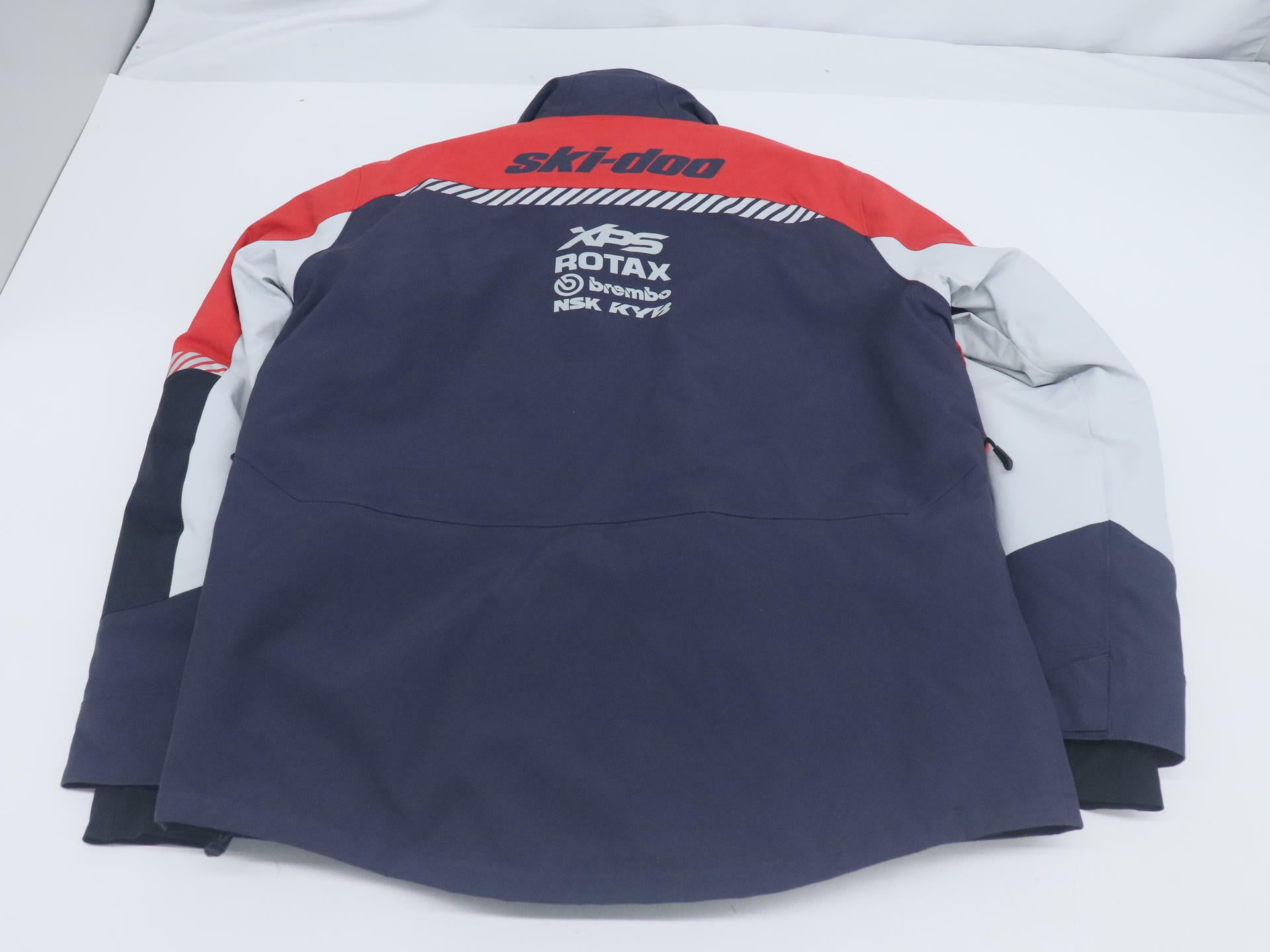 Ski-Doo Mens X-Team Snowmobile Jacket Navy Red LG 4409370916 - Open Box