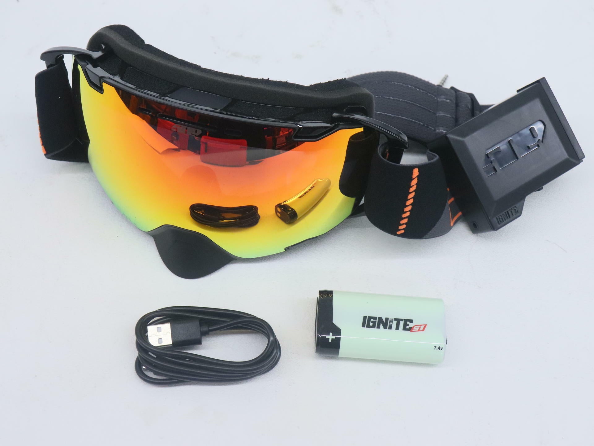 509 Aviator 2.0 Ignite S1 Goggle Orange Rose Fire F02010300-000-401 - Open Box