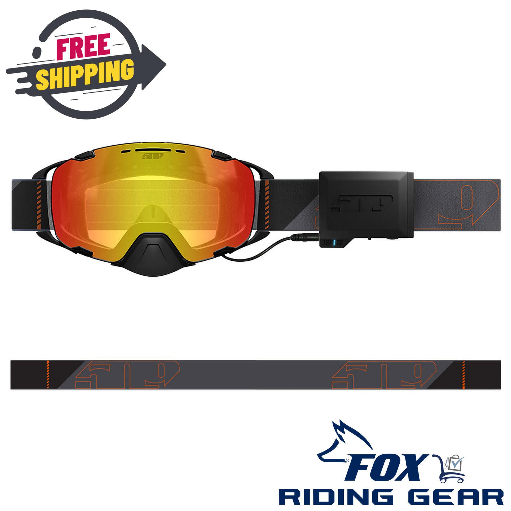 509 Aviator 2.0 Ignite S1 Goggle Orange Rose Fire F02010300-000-401 - Open Box