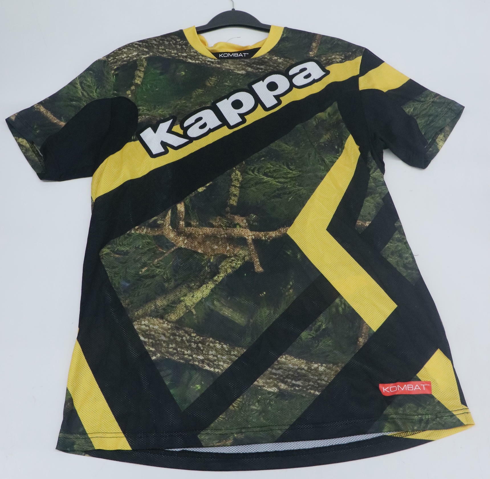 Kappa Kombat Technical Jersey Short Sleeve Camo Mens Large 2866530910 - Open Box