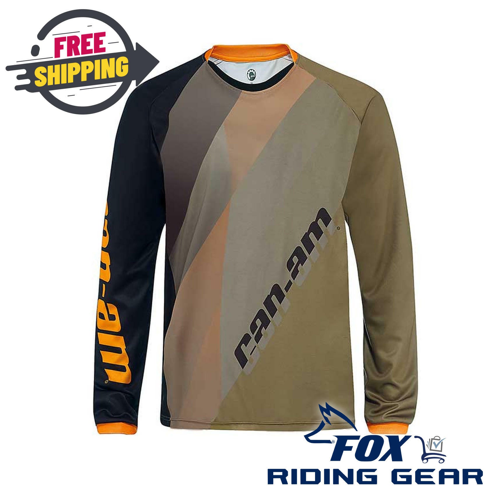 Can-Am Adventure Team Jersey Green/Black - Mens MEDIUM - 2865530605 - Open Box