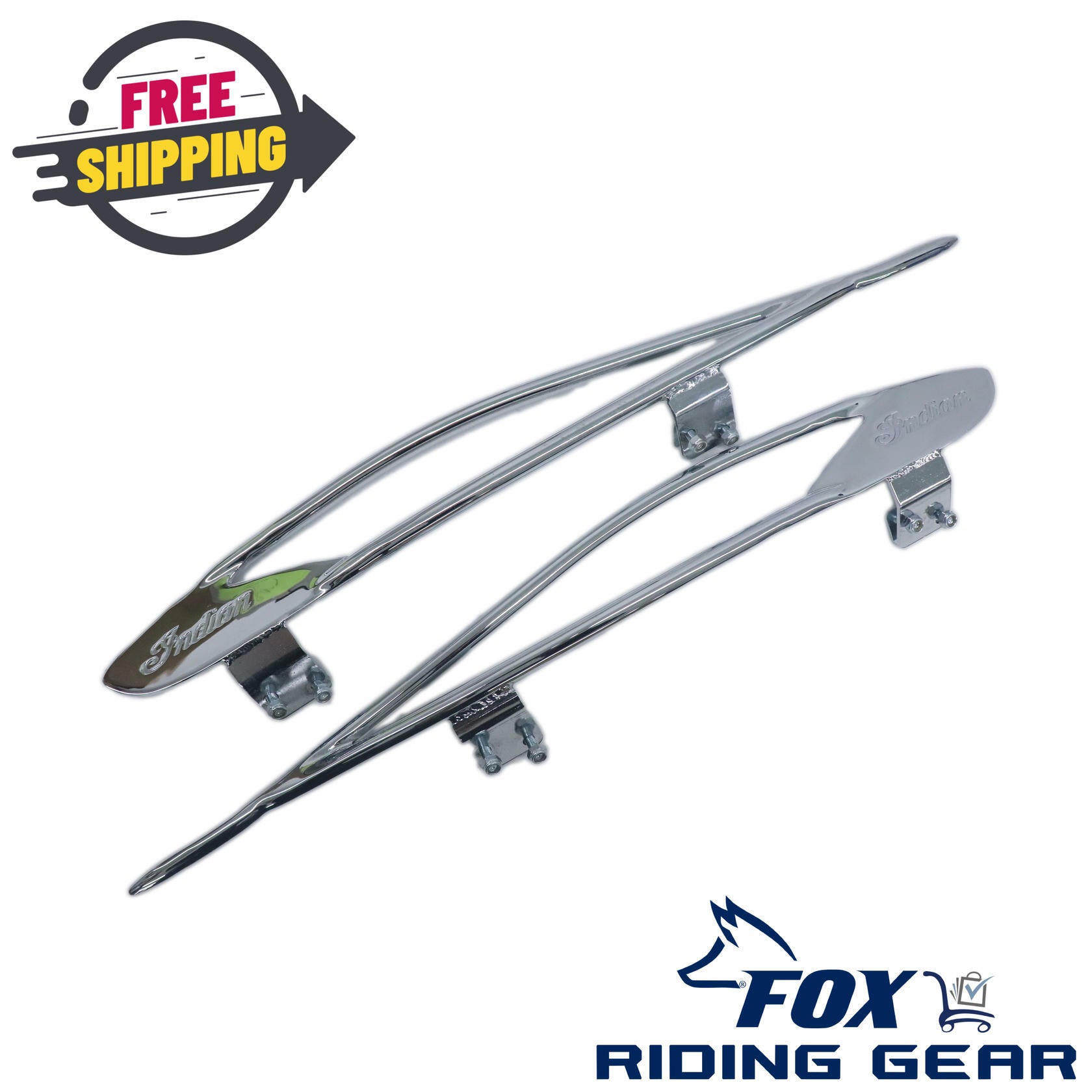 OEM Indian Saddlebag Protectors Chrome Chieftain - 2880917-156 - Open Box