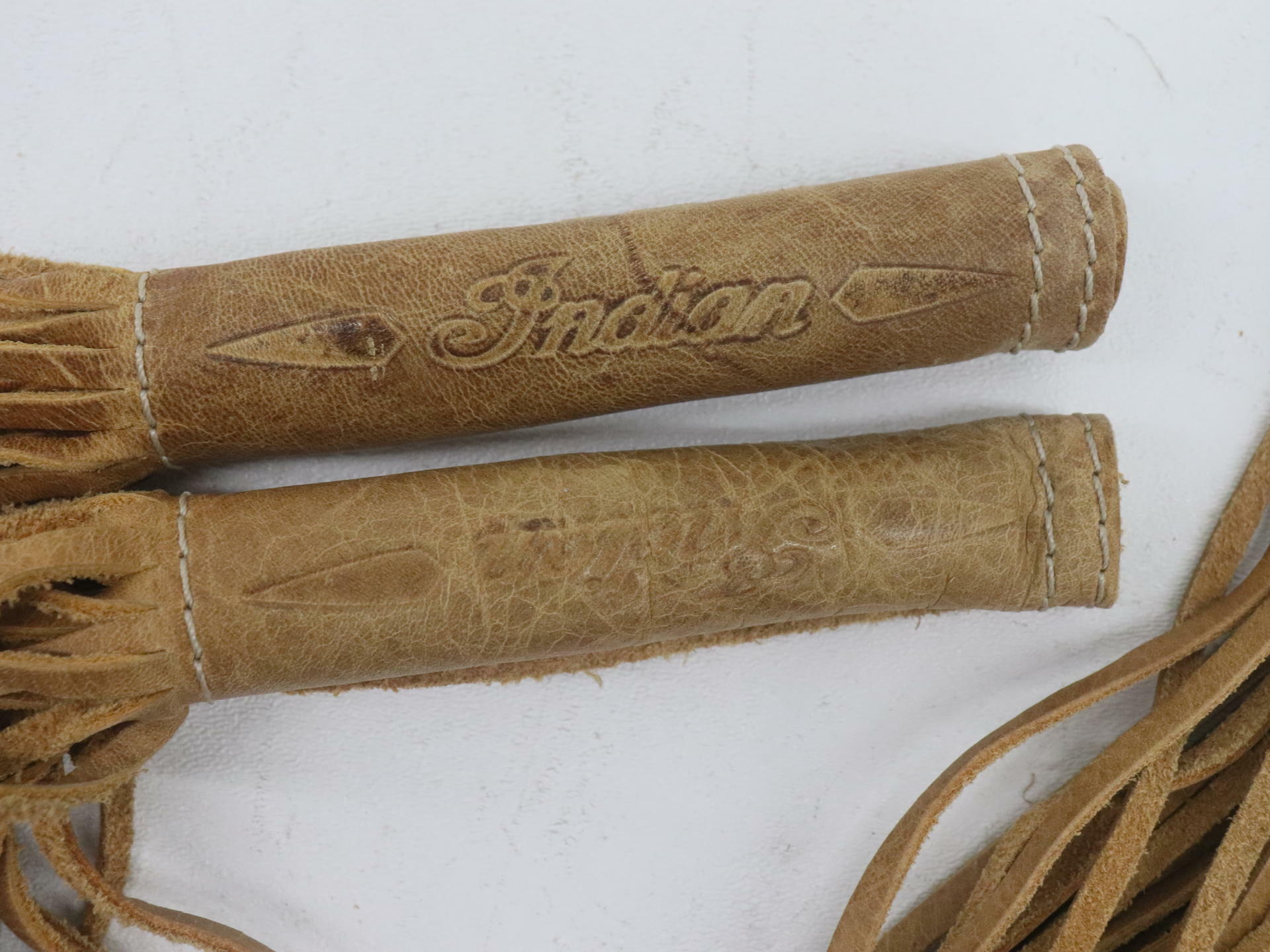 OEM Indian Tan Tassel Grip Set Chieftain Dark Horse 2879553-02 - Open Box