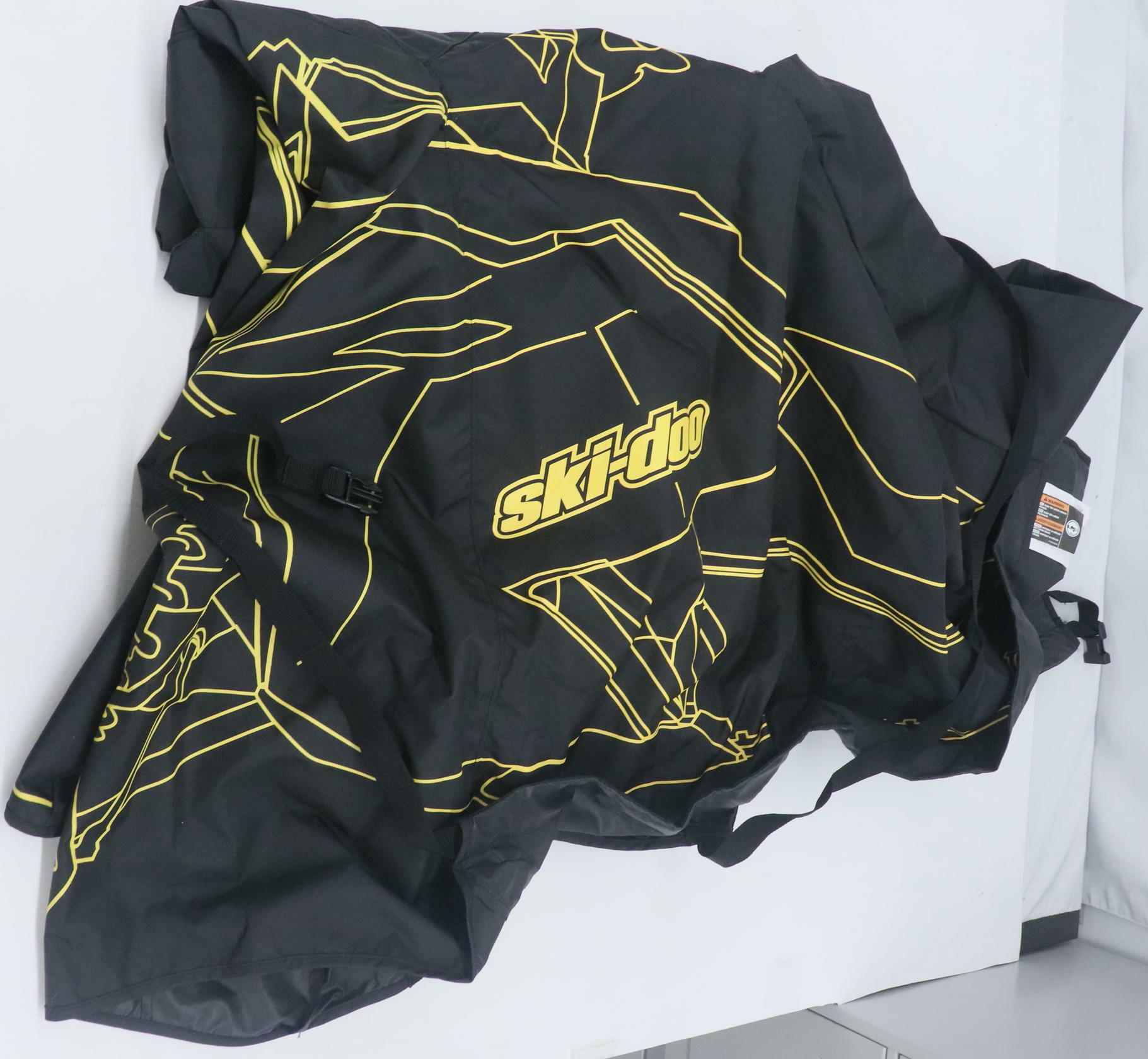Ski-Doo Intense Trailering Cover 860201388 Black Yellow Rap-Clip - Open Box