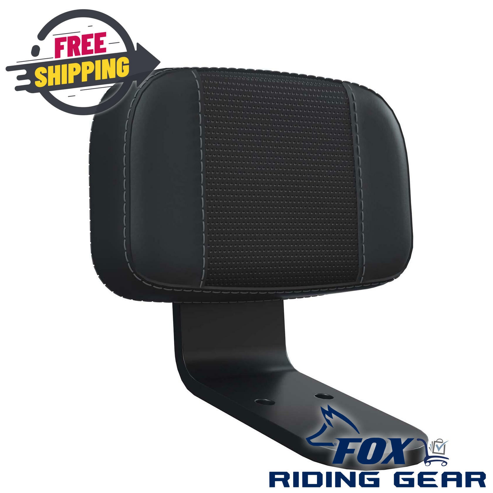 Indian OEM Syndicate Passenger Backrest Low Profile Black 2889429-VBA - Open Box