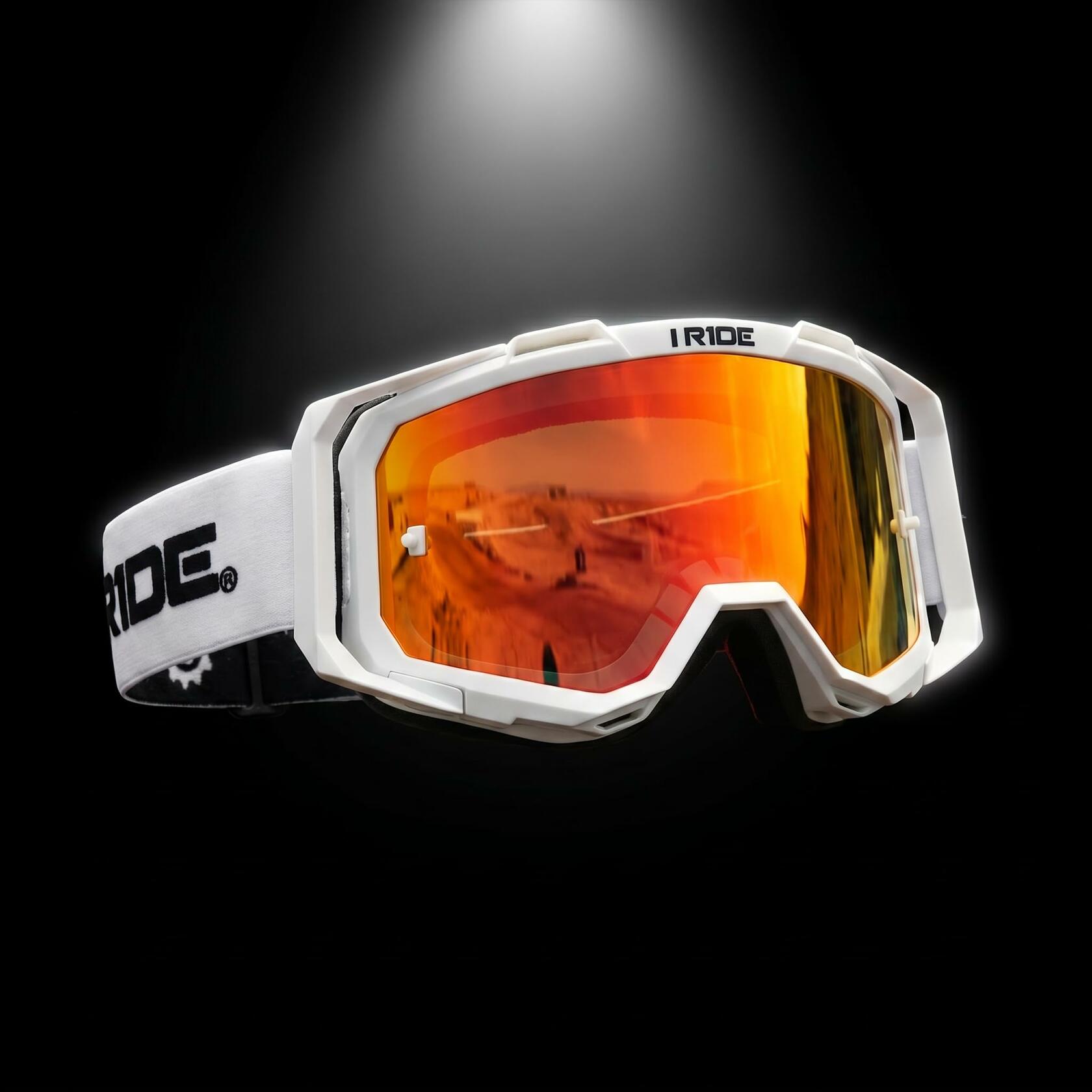 Fox Powersports IR-AIRTIME-WHITE (ORANGE POP)