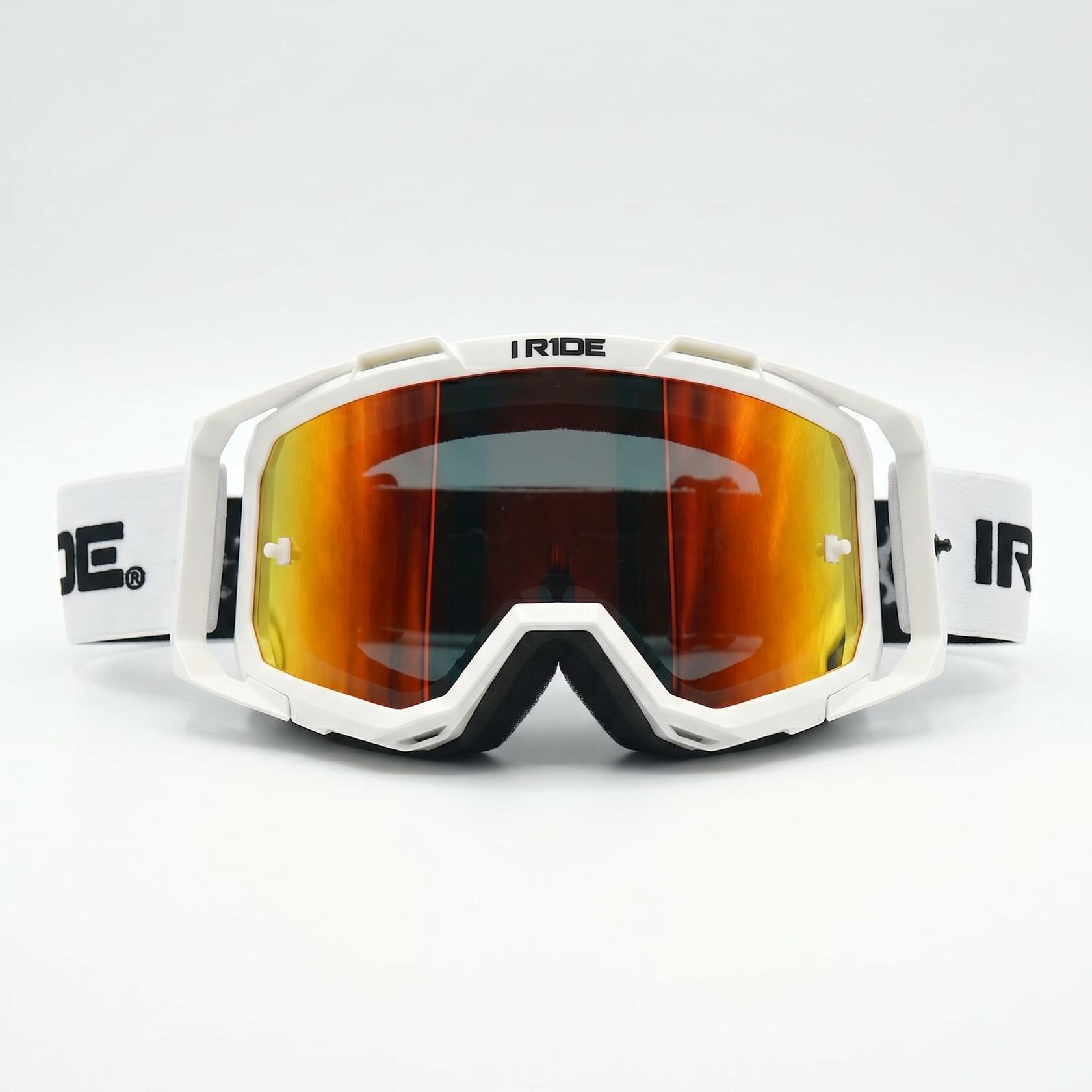 Fox Powersports IR-AIRTIME-WHITE (ORANGE POP)