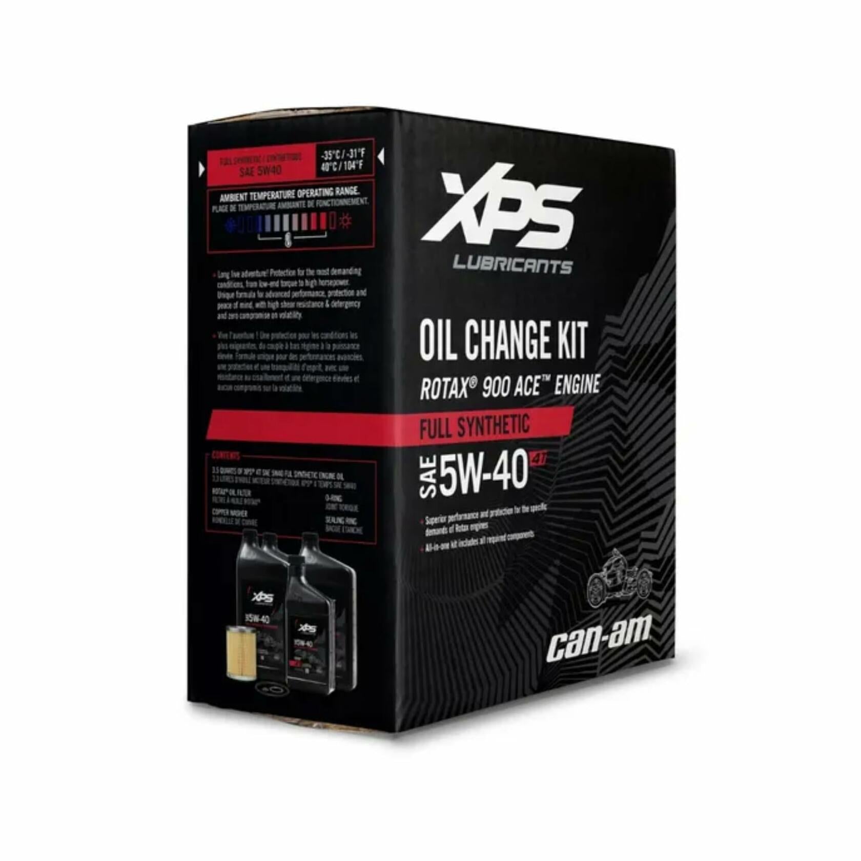 BRP 9779491 Ryker 4T 5W-40 Full Synthetic Oil Change Kit Rotax 900cc