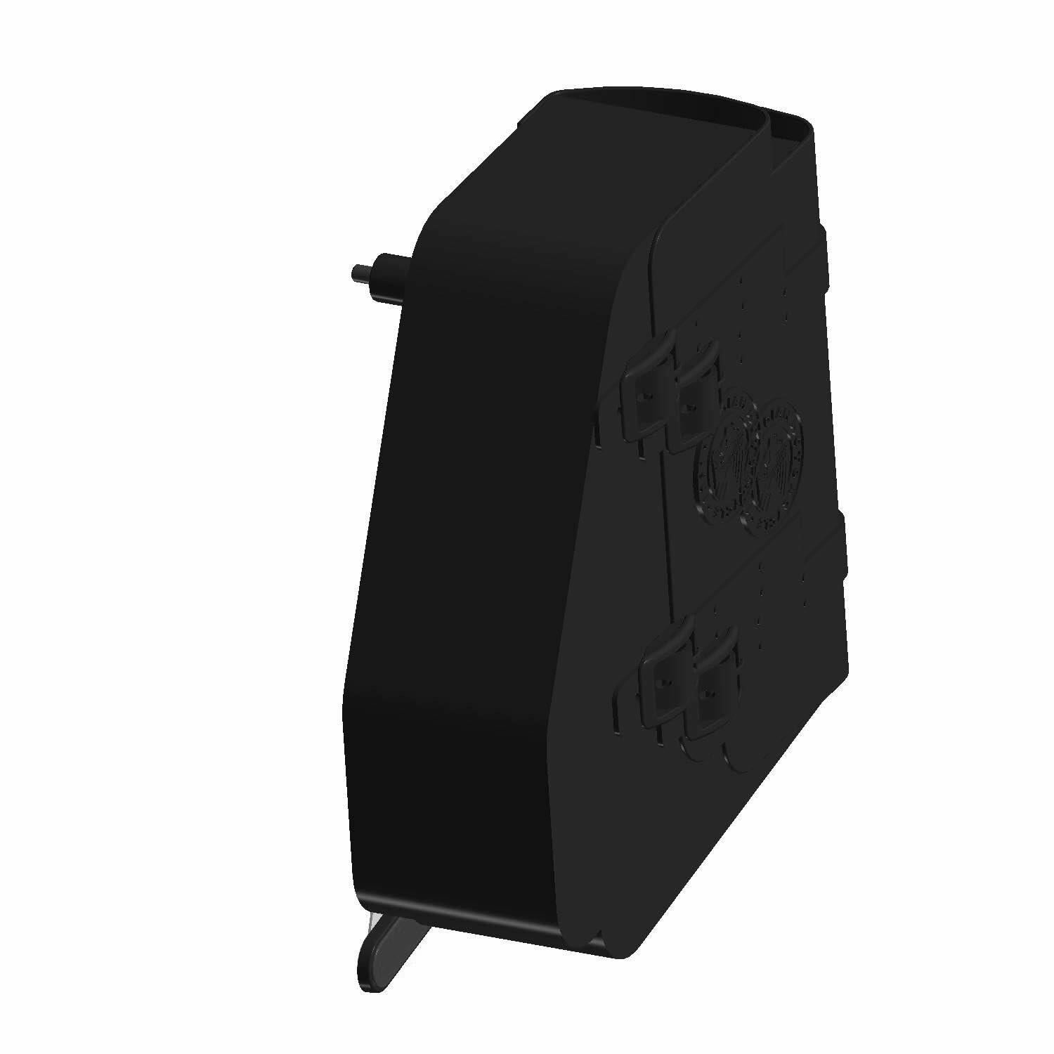 Indian Motorcycle Left-Hand Bobber Saddlebag, for Specific Models, Black Polyester, Mounting Hardware and Reflector - Part 2890283-VBA