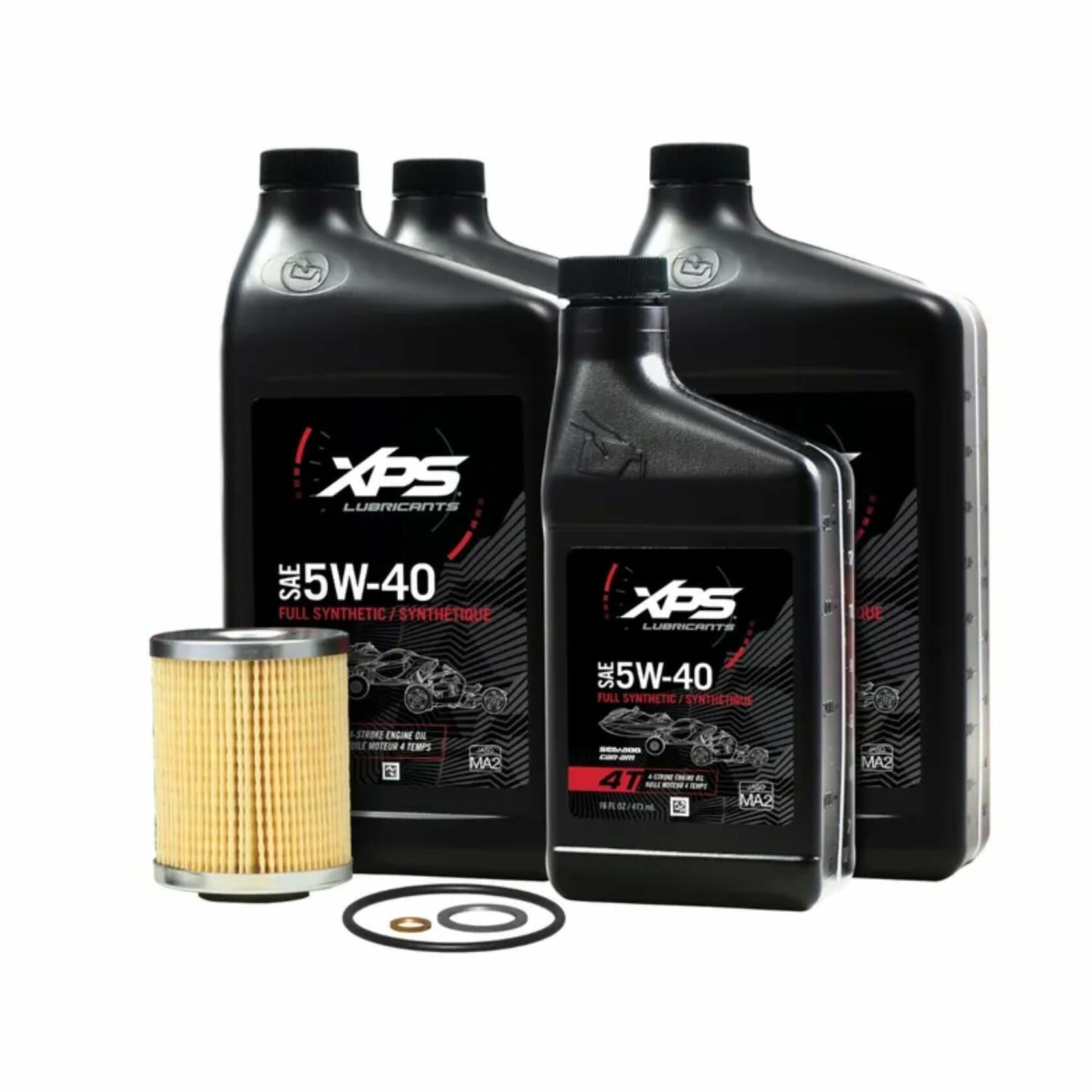BRP 9779491 Ryker 4T 5W-40 Full Synthetic Oil Change Kit Rotax 900cc