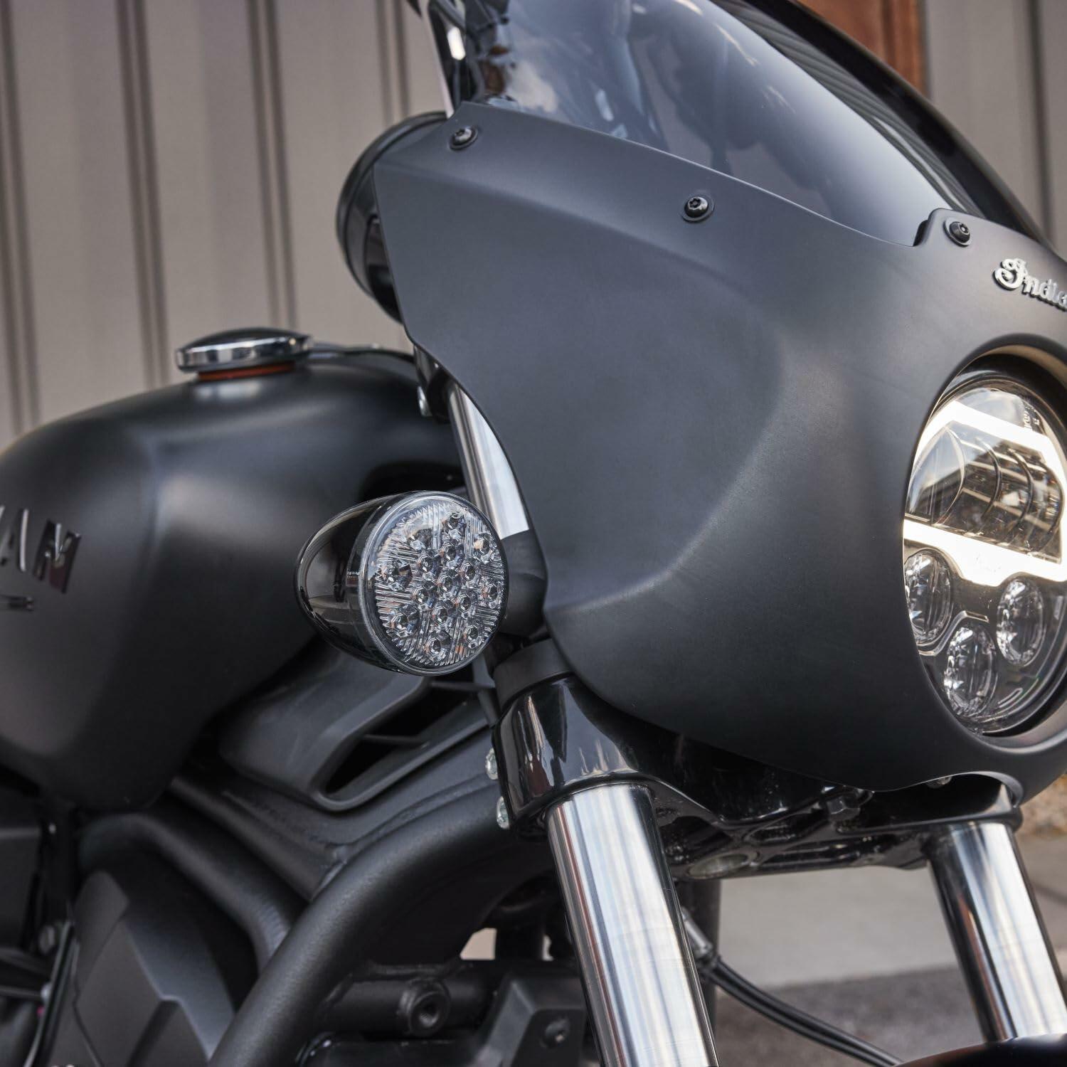 Indian Motorcycle Scout Smoked Turn Signals - 2890297-266