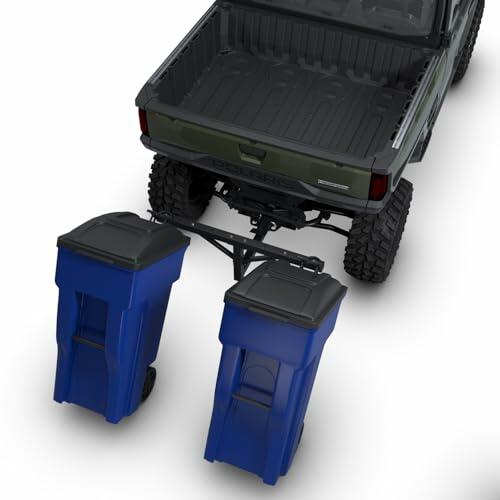 Polaris Trash Can Hitch and Hauler for Ranger and Xpedition, Quick Attach, Hardware Included, Easy Tow - 2889876
