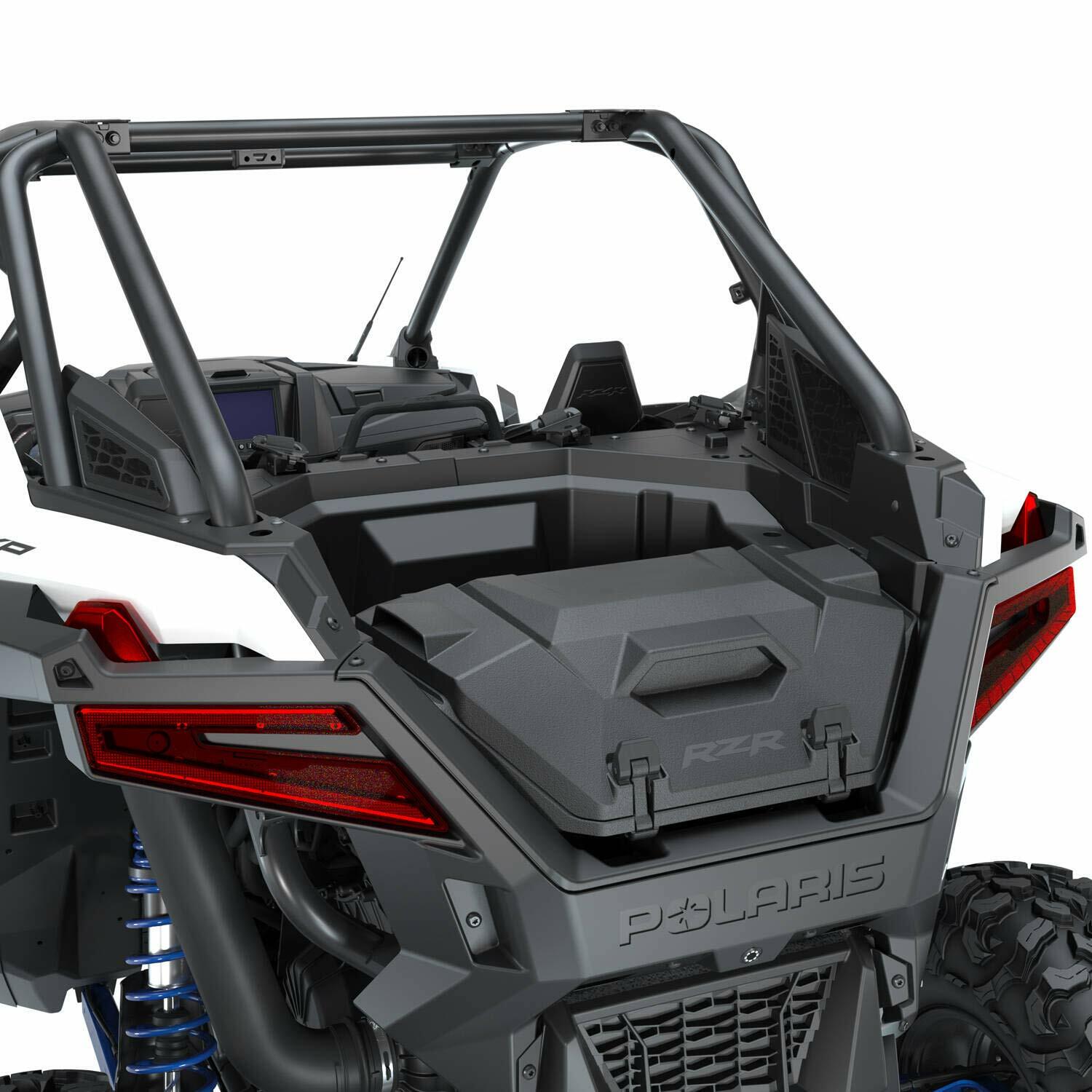 Polaris Off Road Lock & Ride 42 Quart Rear Cargo Box for Specific RZR Pro XP, RZR Pro XP 4 Models, Lockable, Water-Resistant, Multi-Door Access, Lock & Ride Technology, Genuine OEM - Part 2883752