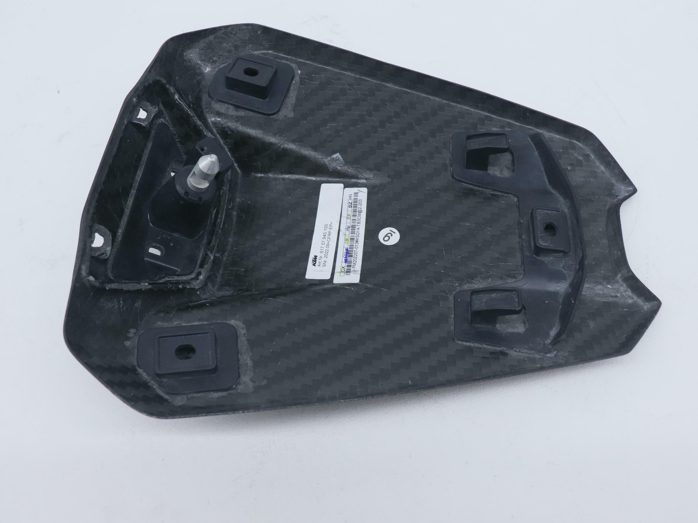 OEM KTM Carbon Pillion Seat Cover 1290 Super Duke R 20-21 61707940144 - OPEN BOX