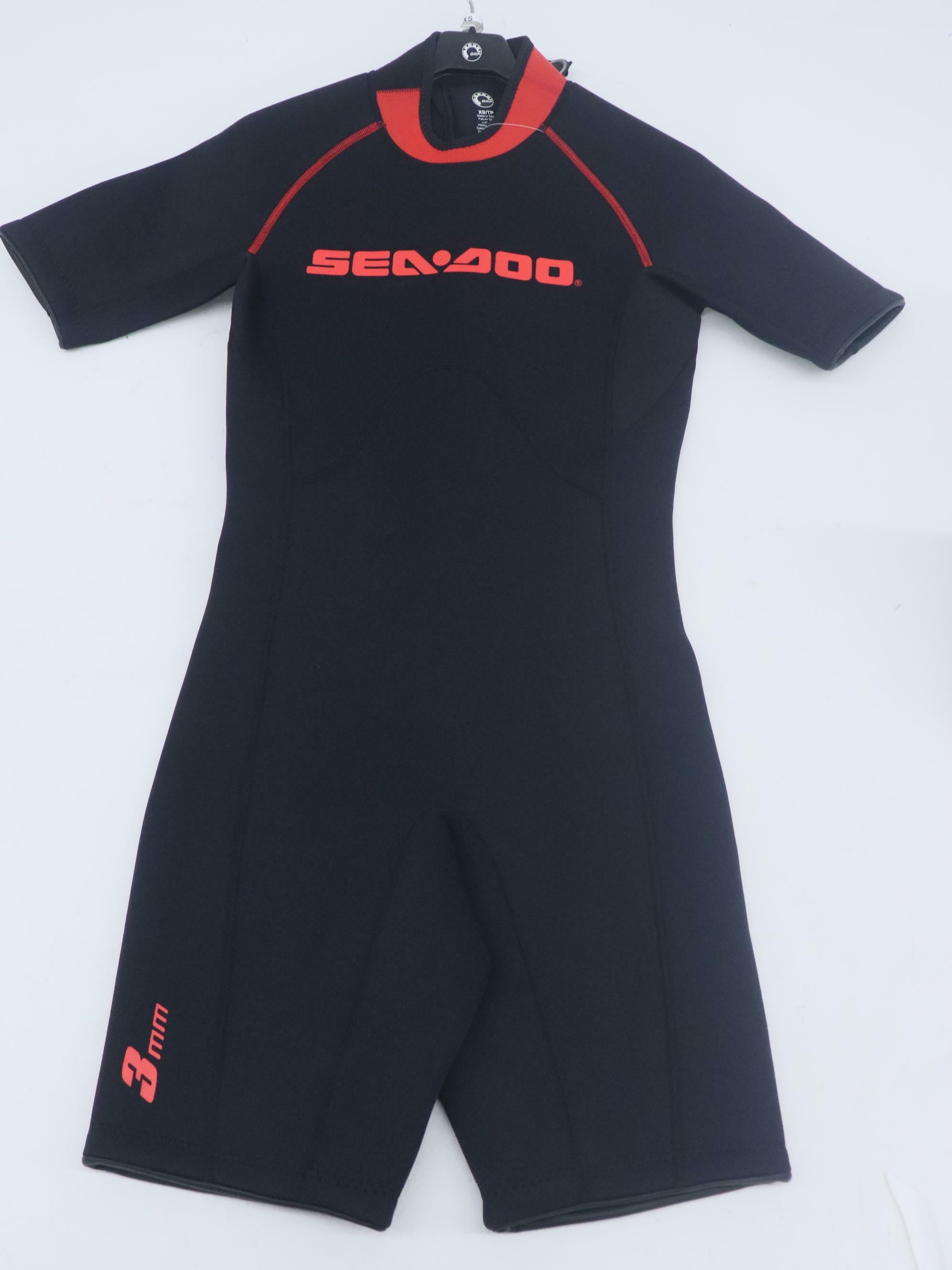 Sea-Doo Escape Shorty Wetsuit Black Red MENS XS - 2867220230 - OPEN BOX