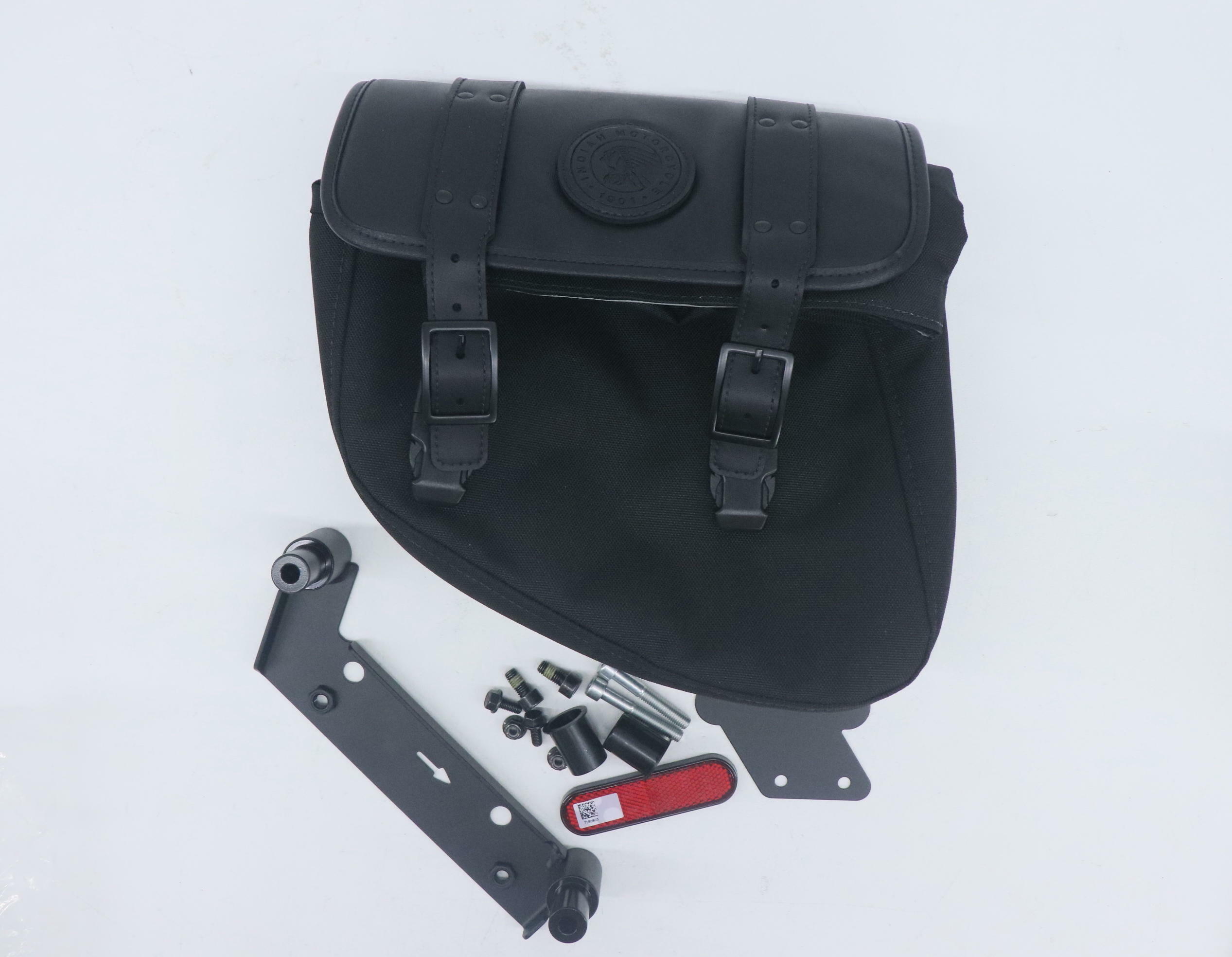 OEM Indian Saddle Bag Left Side Black 2890283-VBA Scout Bobber Sport - OPEN BOX