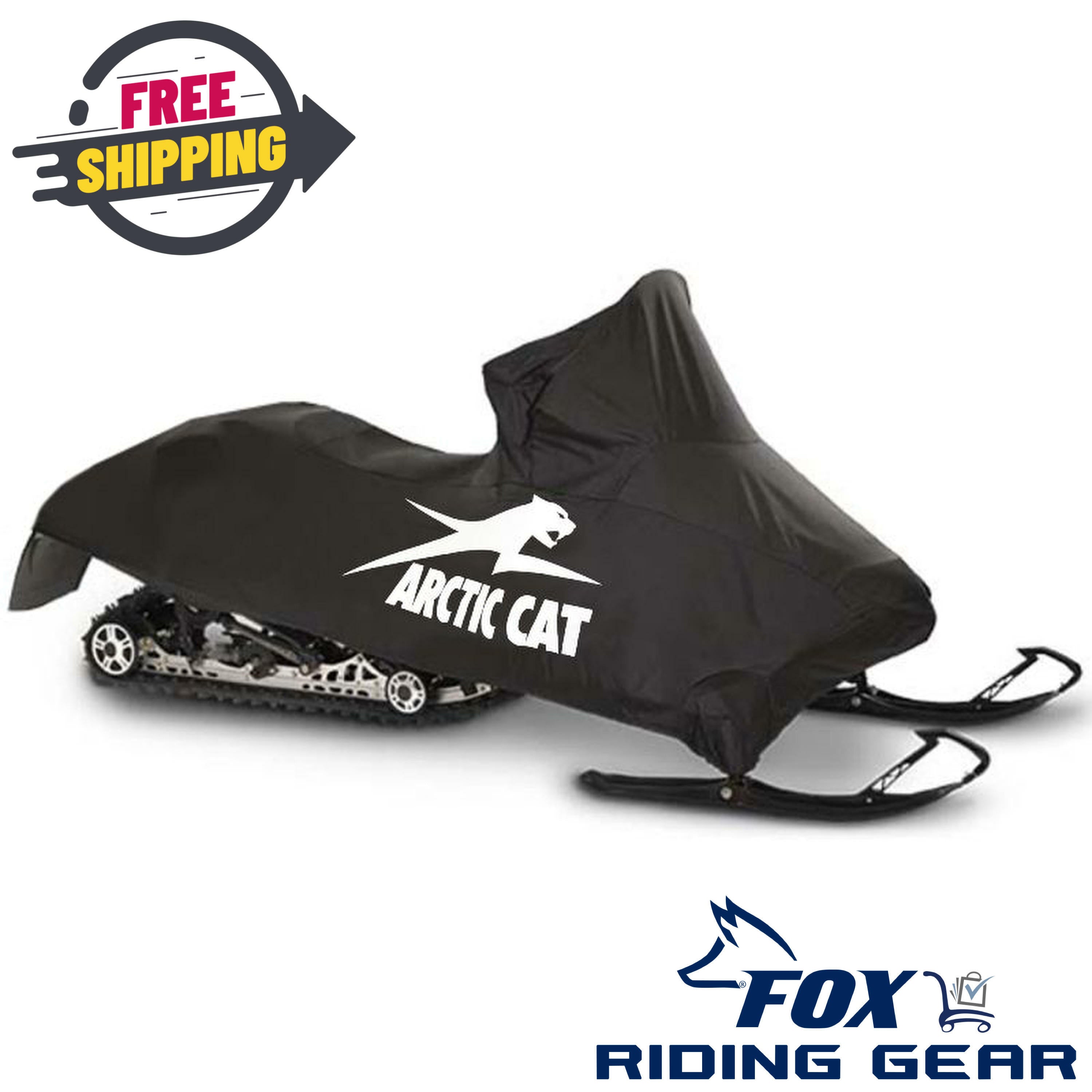 OEM Arctic Cat Canvas Cover Black/White 8639-004 Lynx Z1 Turbo F5 - OPEN BOX