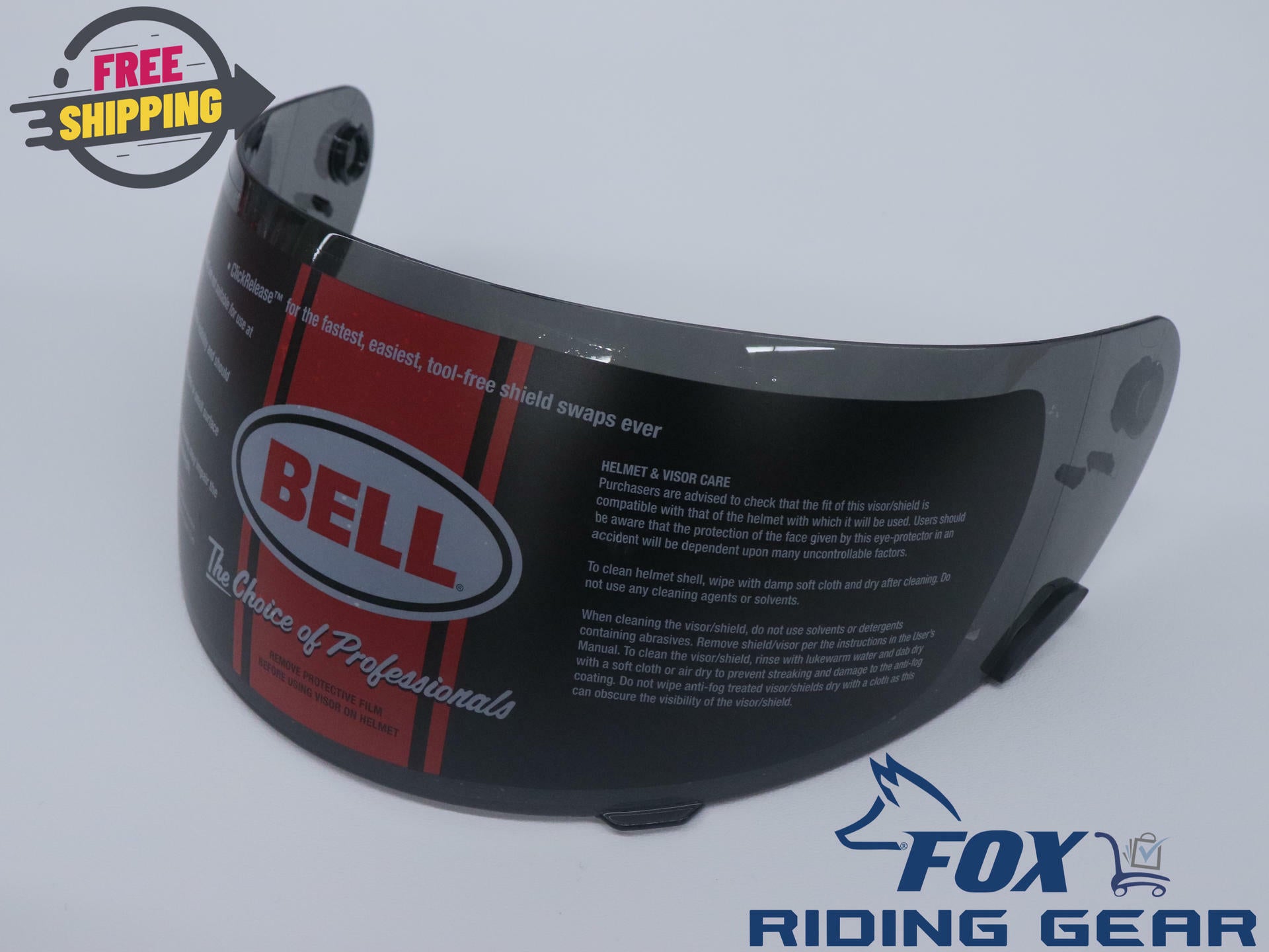 OEM Bell Face Shield Visor DARK SMOKE Nutra Fog II - Star/Vortex - 2010059