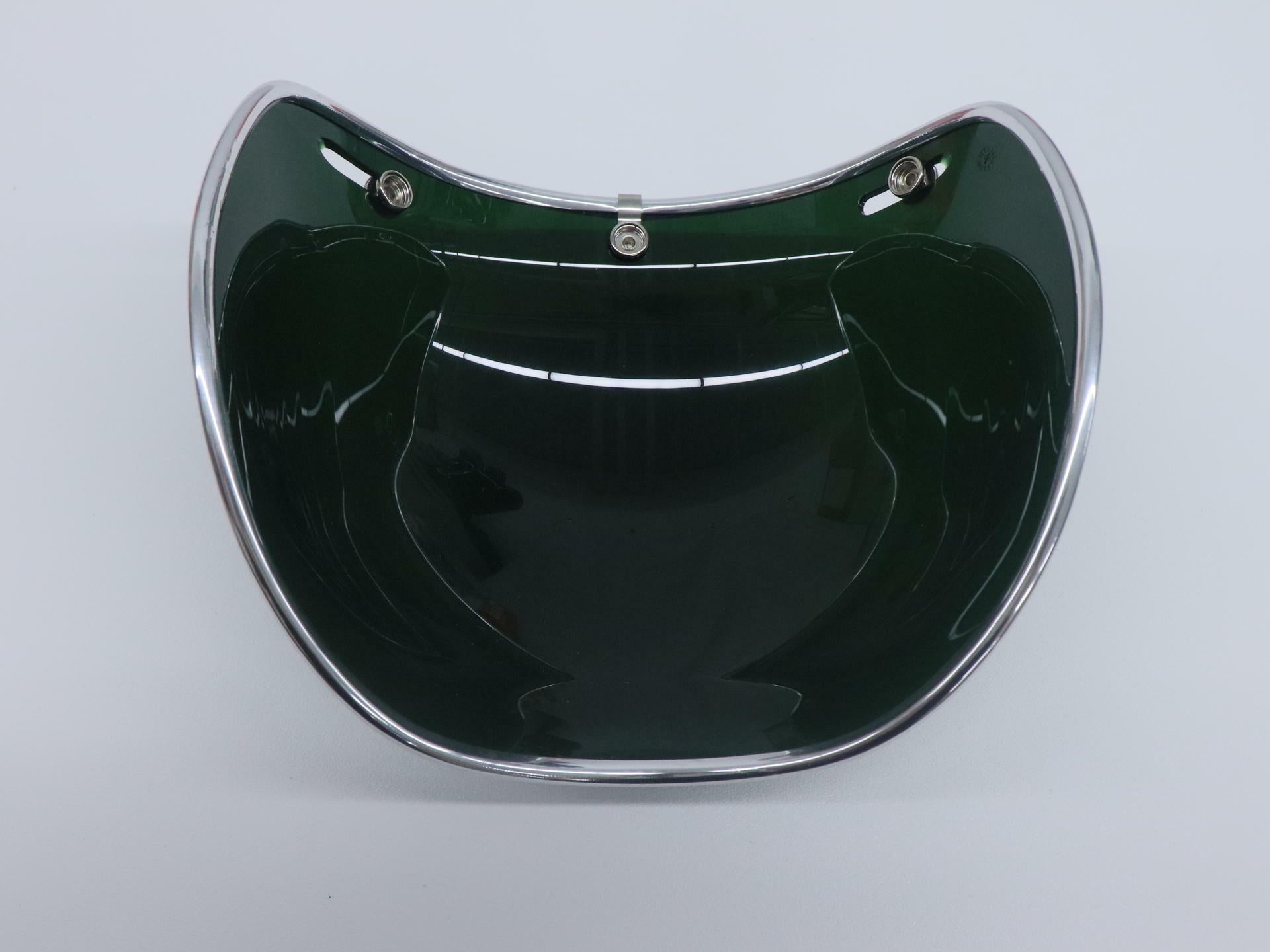 OEM Bell Face Shield Visor 3 Snap Bubble DLX - Wayfarer GREEN - 7018139