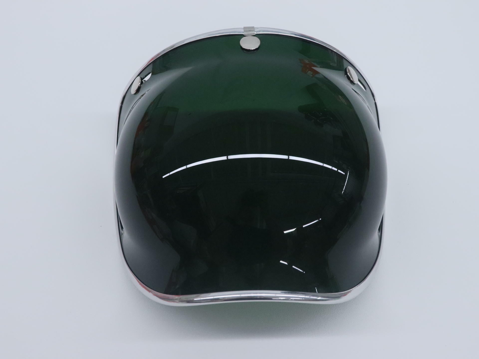 OEM Bell Face Shield Visor 3 Snap Bubble DLX - Wayfarer GREEN - 7018139