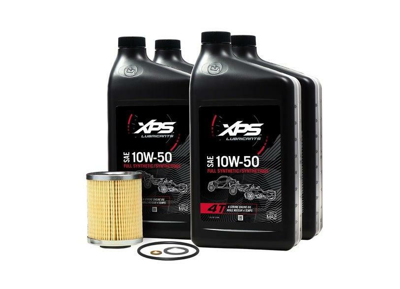OEM Can-Am XPS 10W-50 Full Synthetic Oil Change Kit 9779503 Rotax 900 Maverick