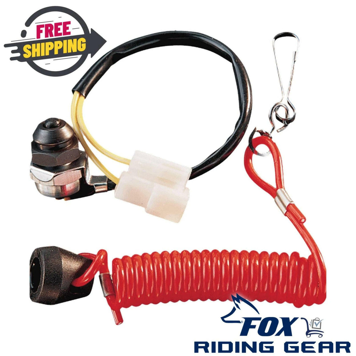 OEM Polaris Coiled Tether Kill Switch Kit Red 2874379 800 Indy - OPEN BOX