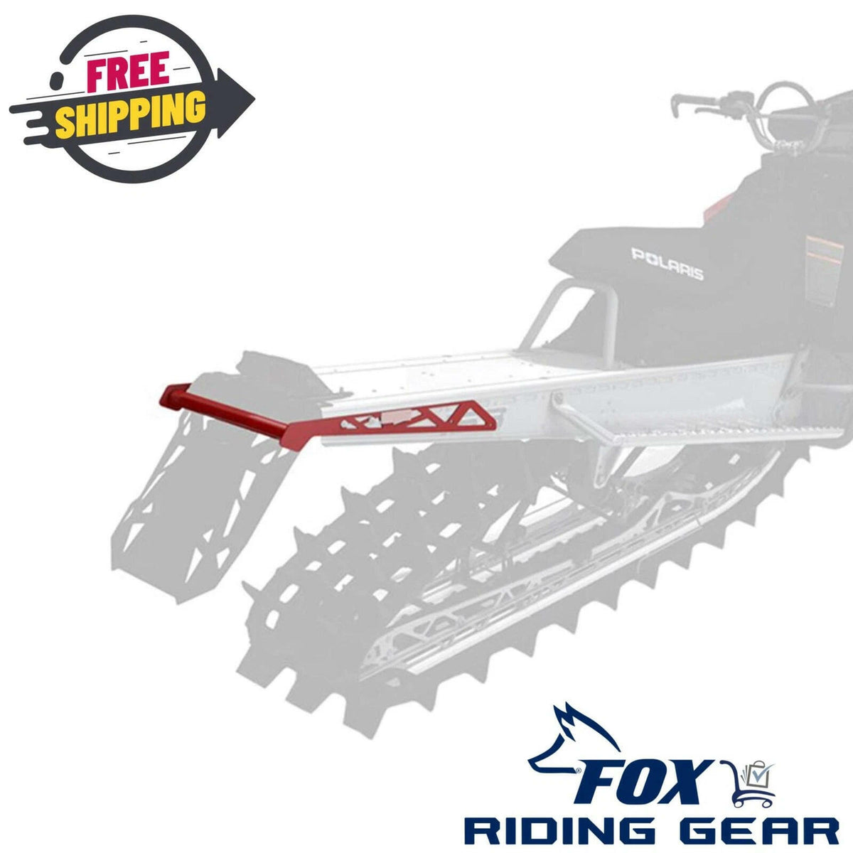 OEM Polaris Extreme Rear Bumper Red 2880993-293 PRO RMK 155 163- OPEN BOX