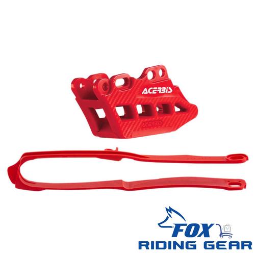 OEM Acerbis Chain Guide & Slider Kit 2.0 | Red | Honda CRF | 0023728.110