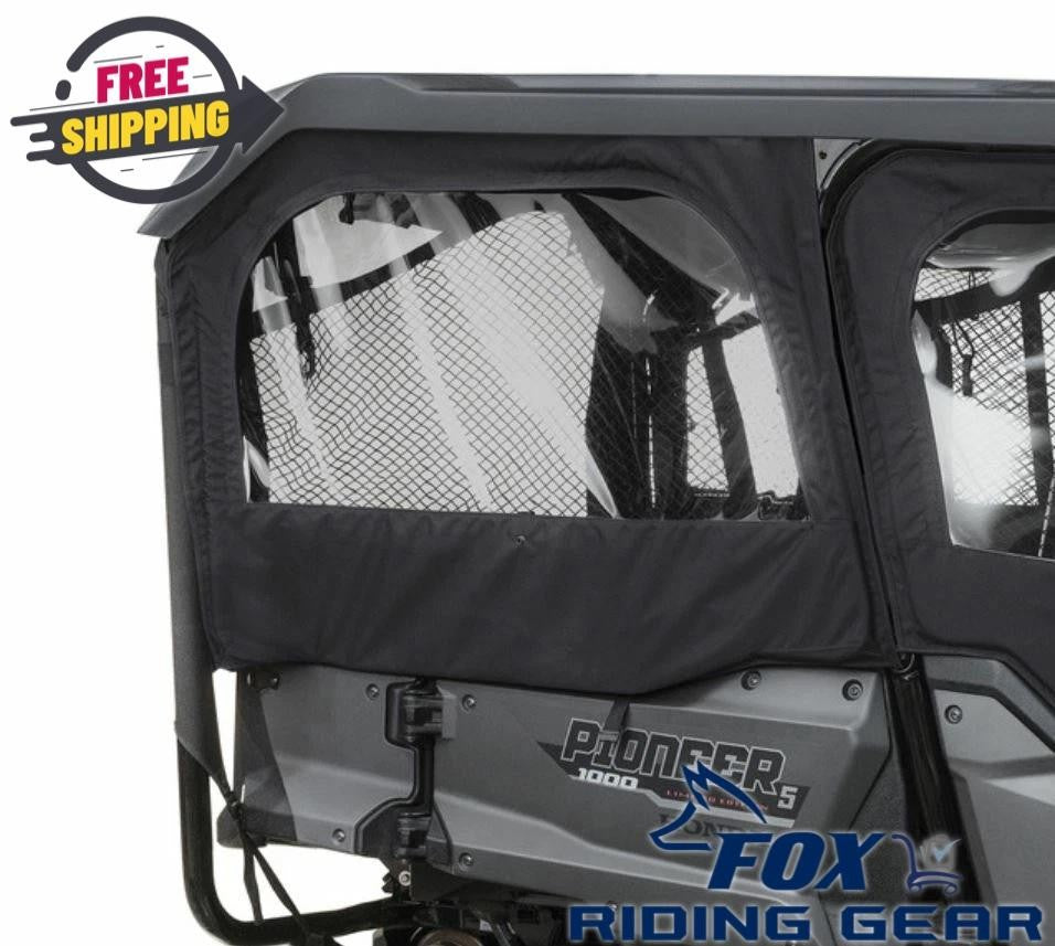 Honda OEM Fabric Rear Doors Black Pioneer 1000 0SR90-HL4-211B - Open Box