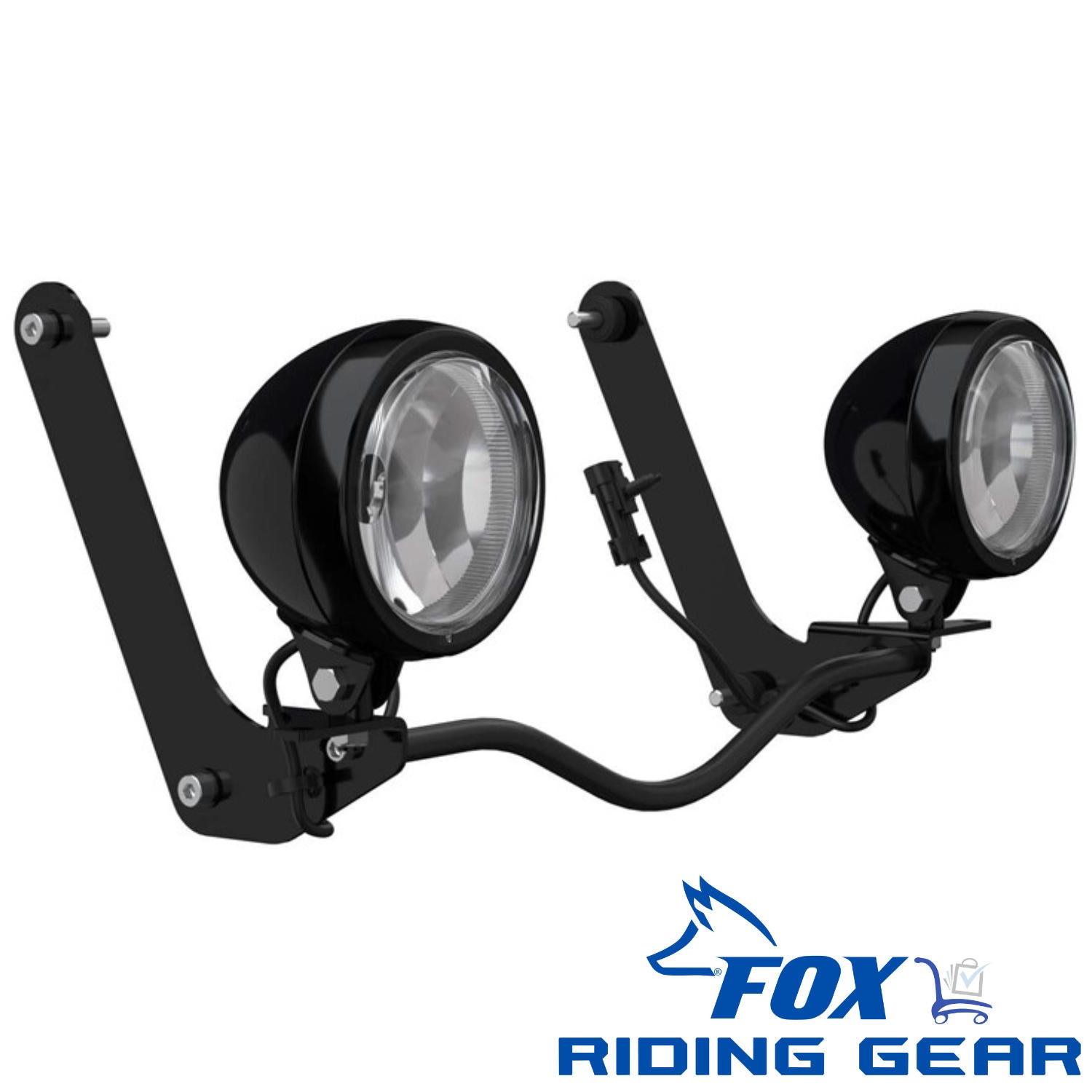 OPEN BOX OEM Indian Fork Driving Light | Gloss Black | Missing Item | 2880732-266
